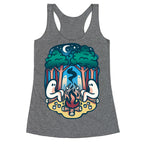 Fresno Night Roasters White Print Racerback Tank