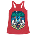 Fresno Night Roasters White Print Racerback Tank