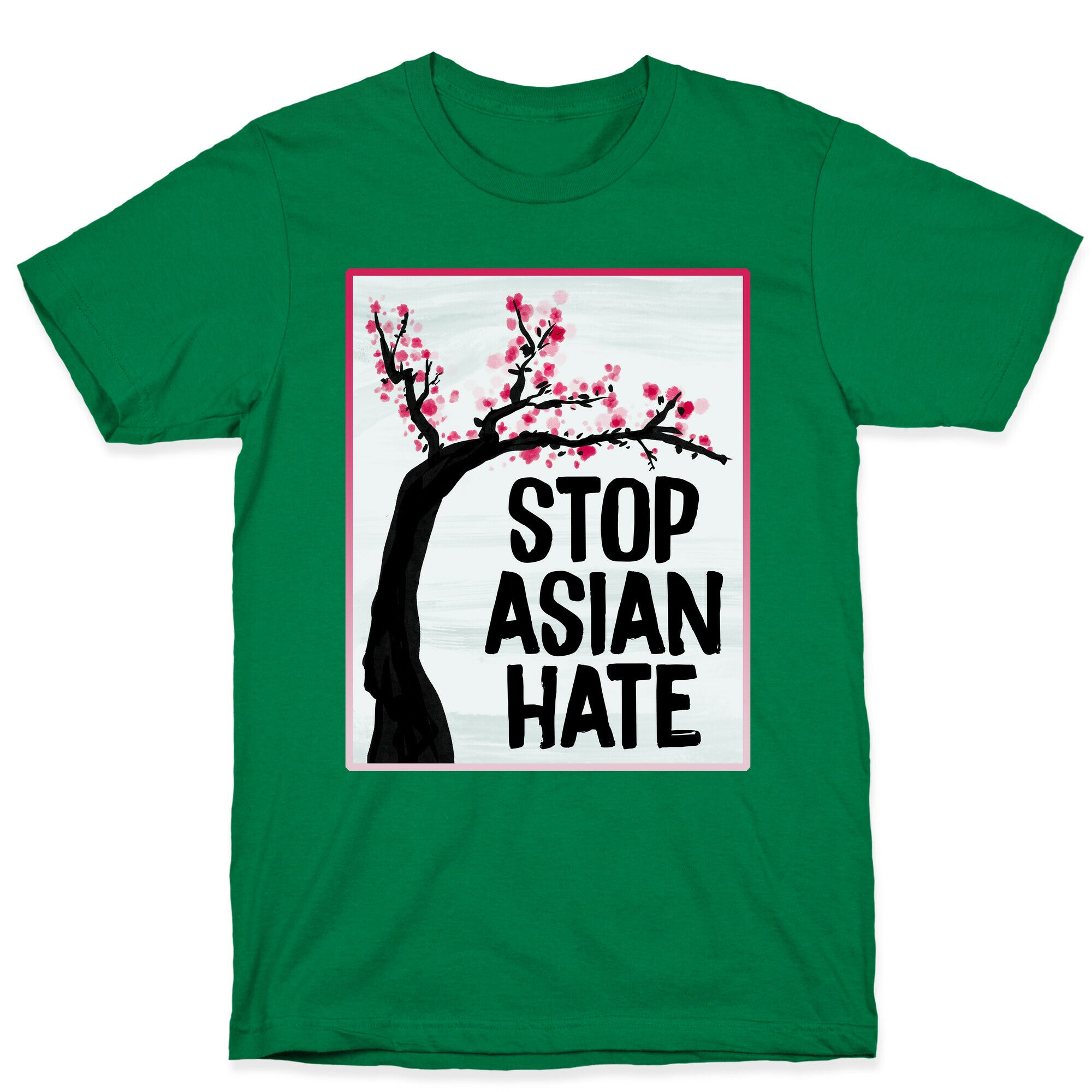 Stop Asian Hate Plum Blossoms T-Shirt