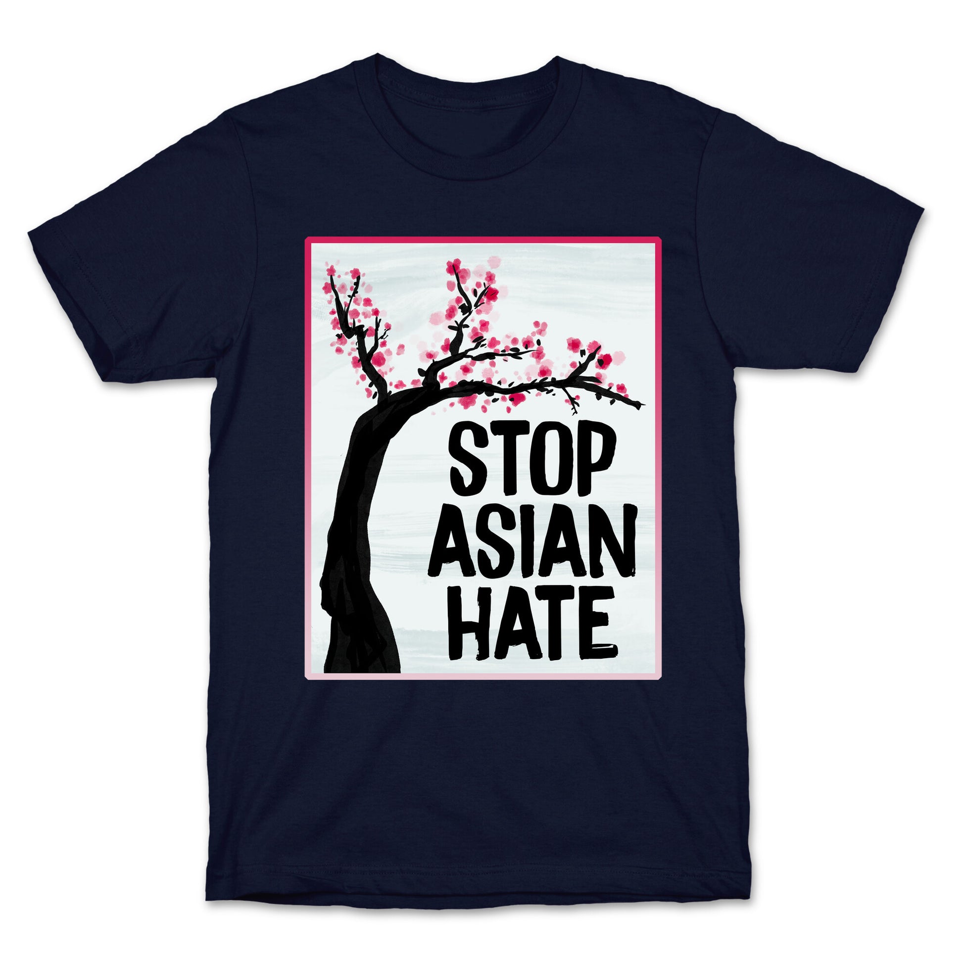 Stop Asian Hate Plum Blossoms T-Shirt