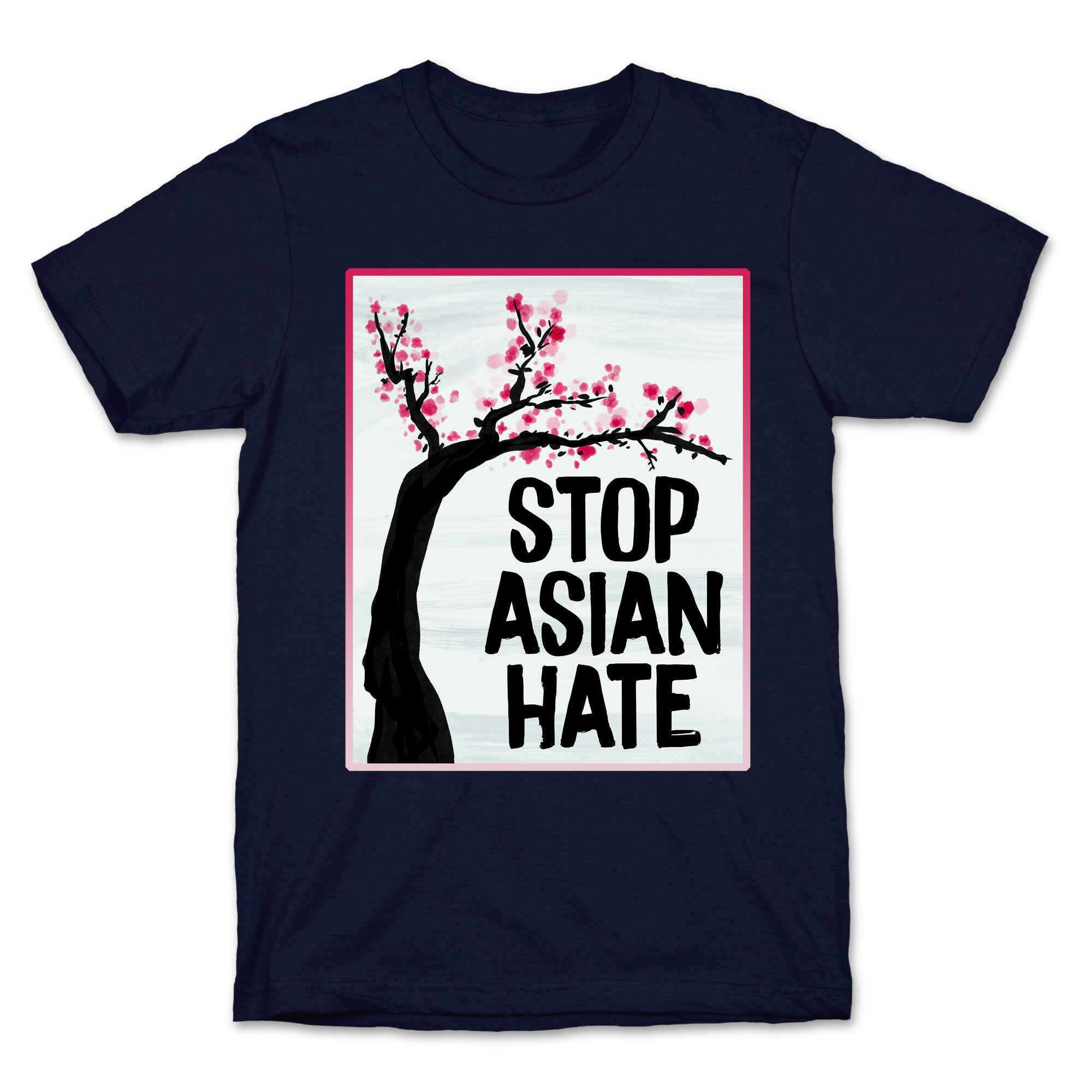 Stop Asian Hate Plum Blossoms T-Shirt