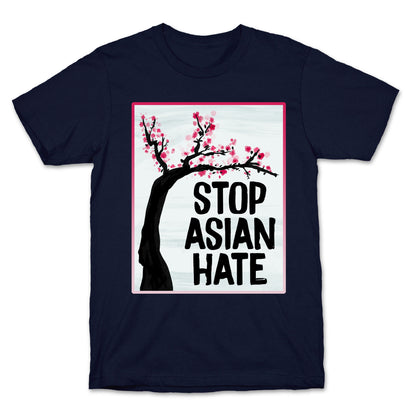Stop Asian Hate Plum Blossoms T-Shirt