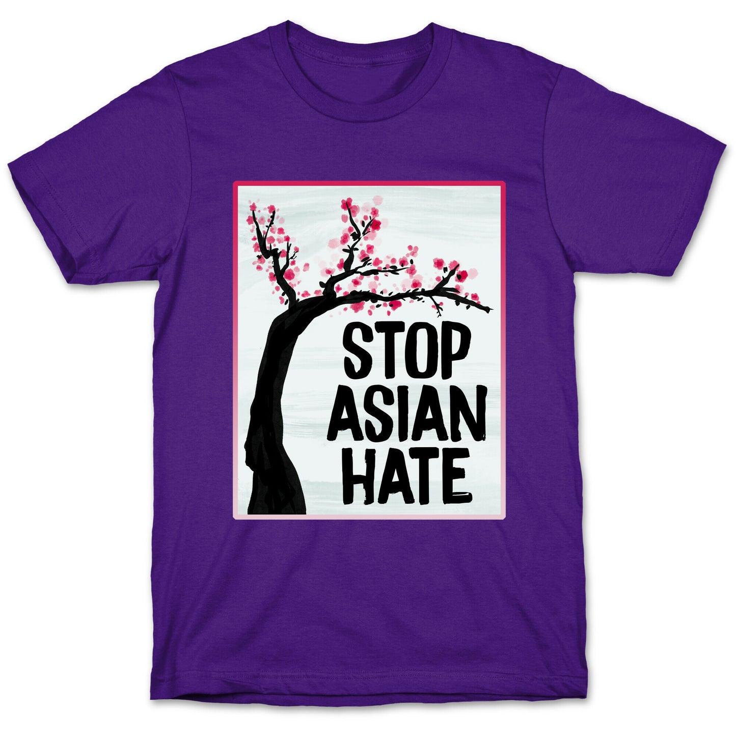 Stop Asian Hate Plum Blossoms T-Shirt
