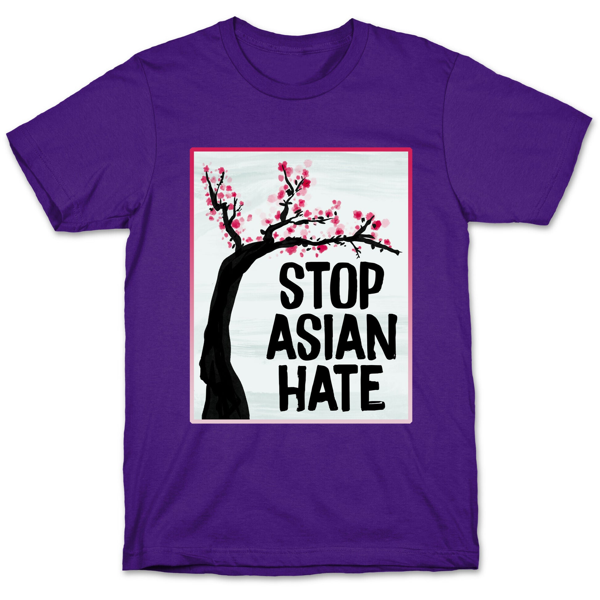 Stop Asian Hate Plum Blossoms T-Shirt