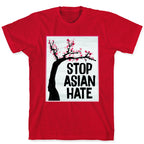 Stop Asian Hate Plum Blossoms T-Shirt