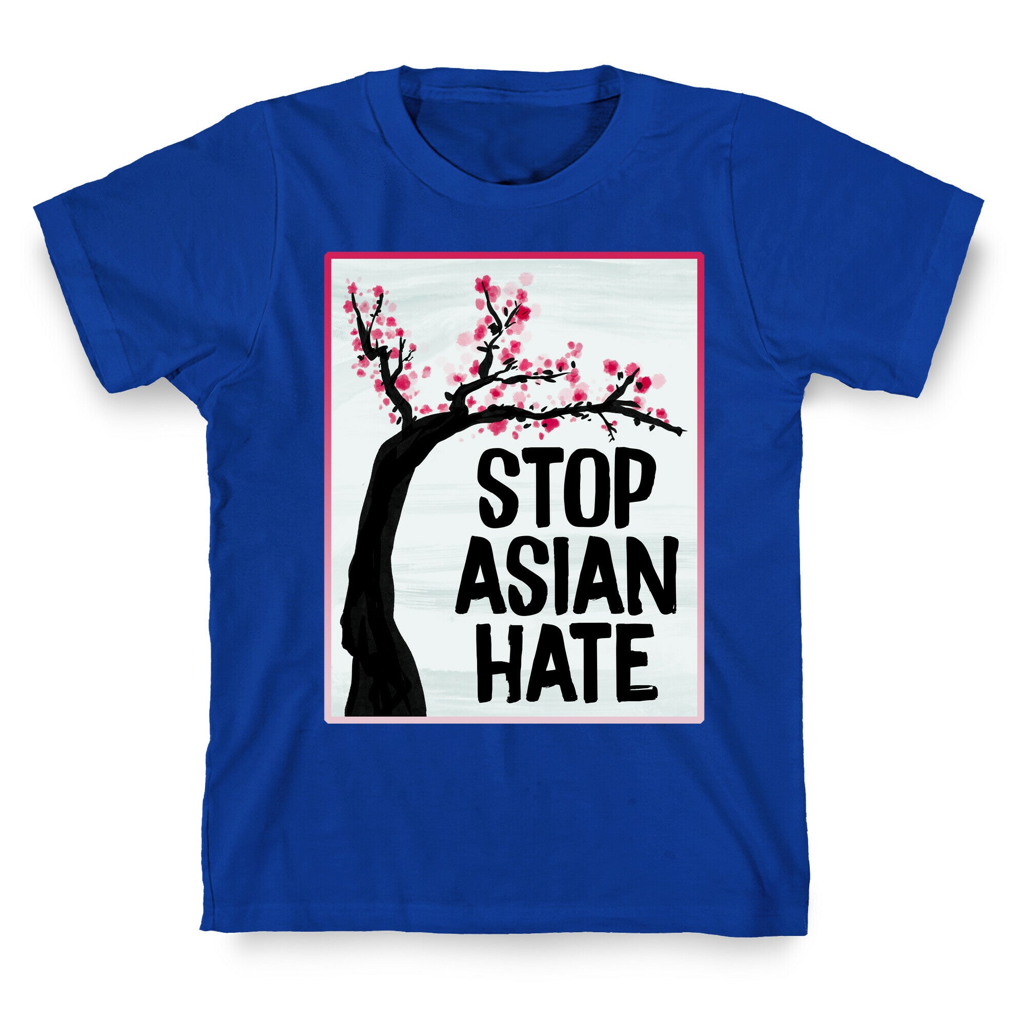 Stop Asian Hate Plum Blossoms T-Shirt