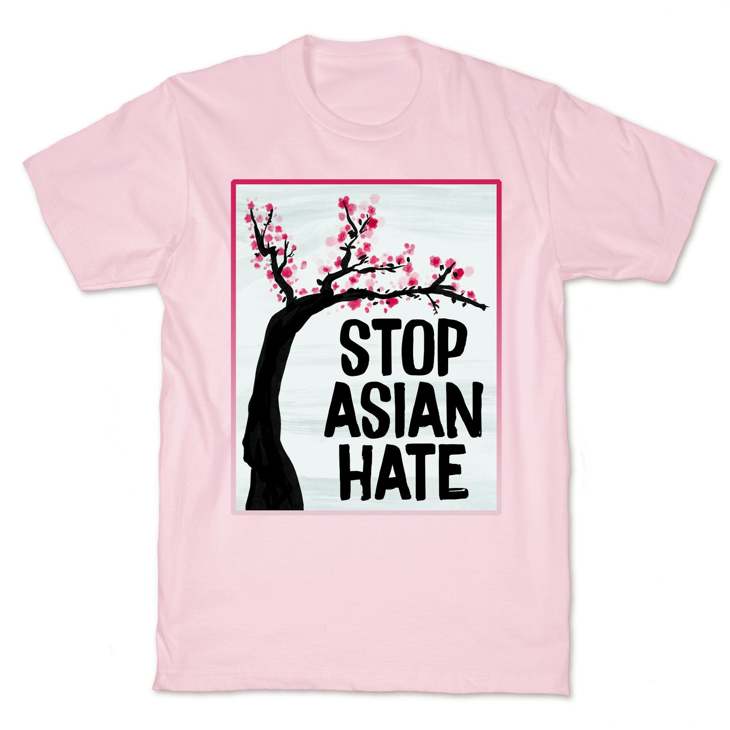 Stop Asian Hate Plum Blossoms T-Shirt