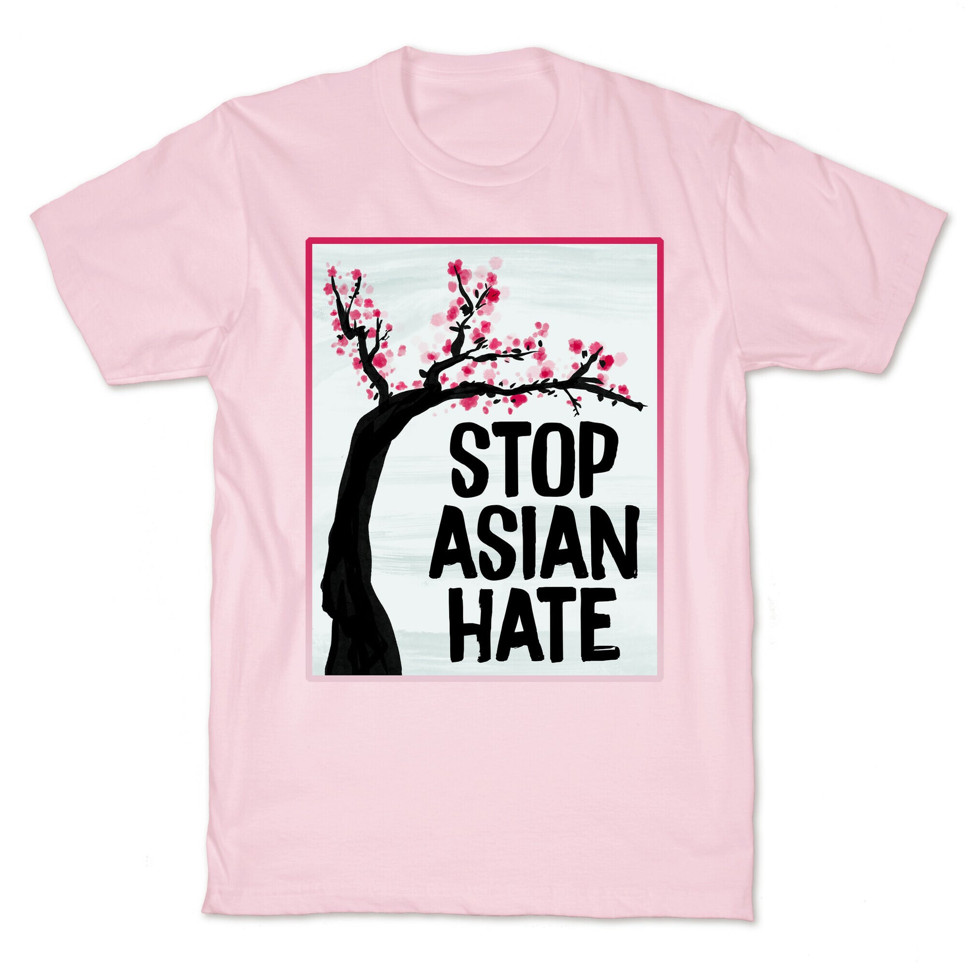 Stop Asian Hate Plum Blossoms T-Shirt