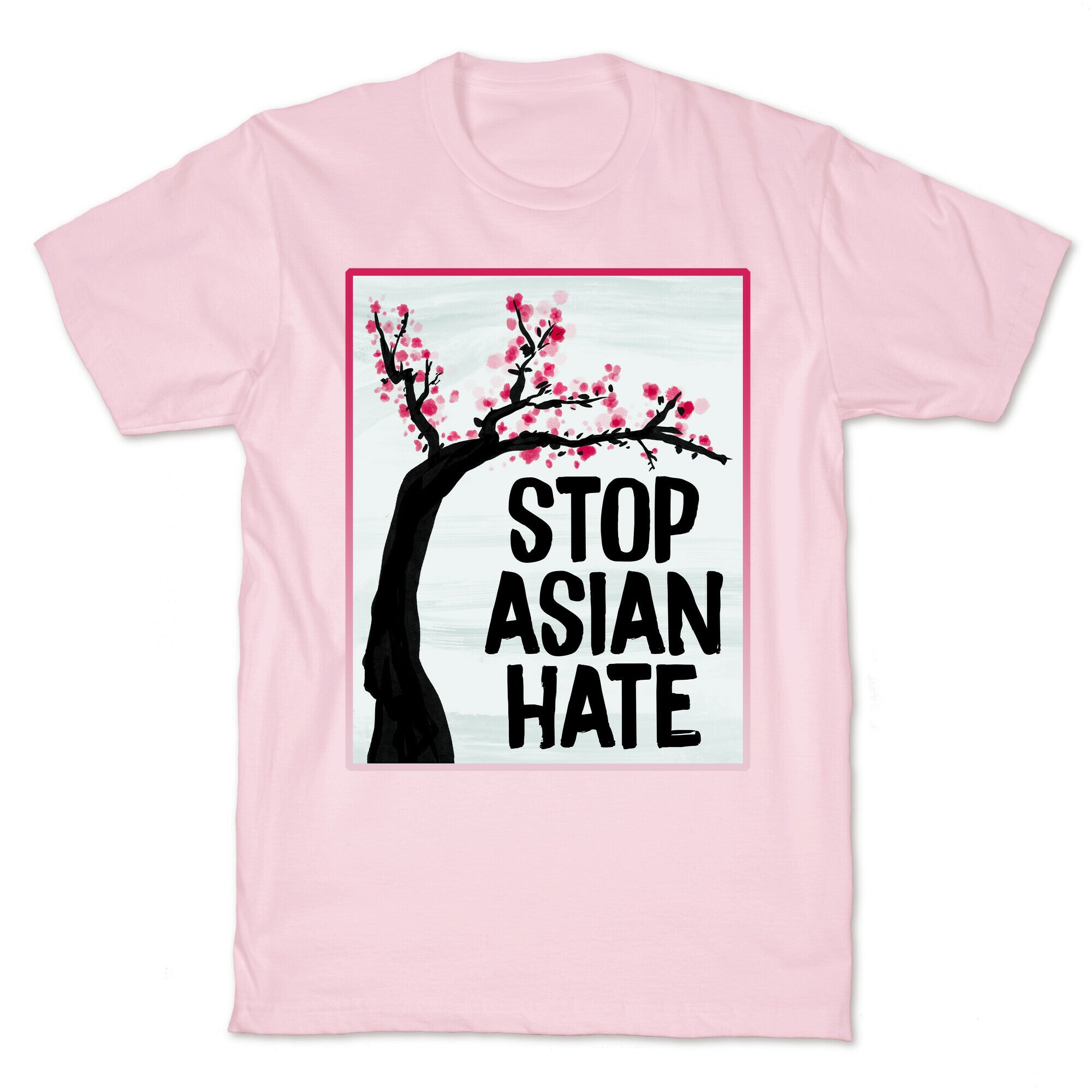 Stop Asian Hate Plum Blossoms T-Shirt