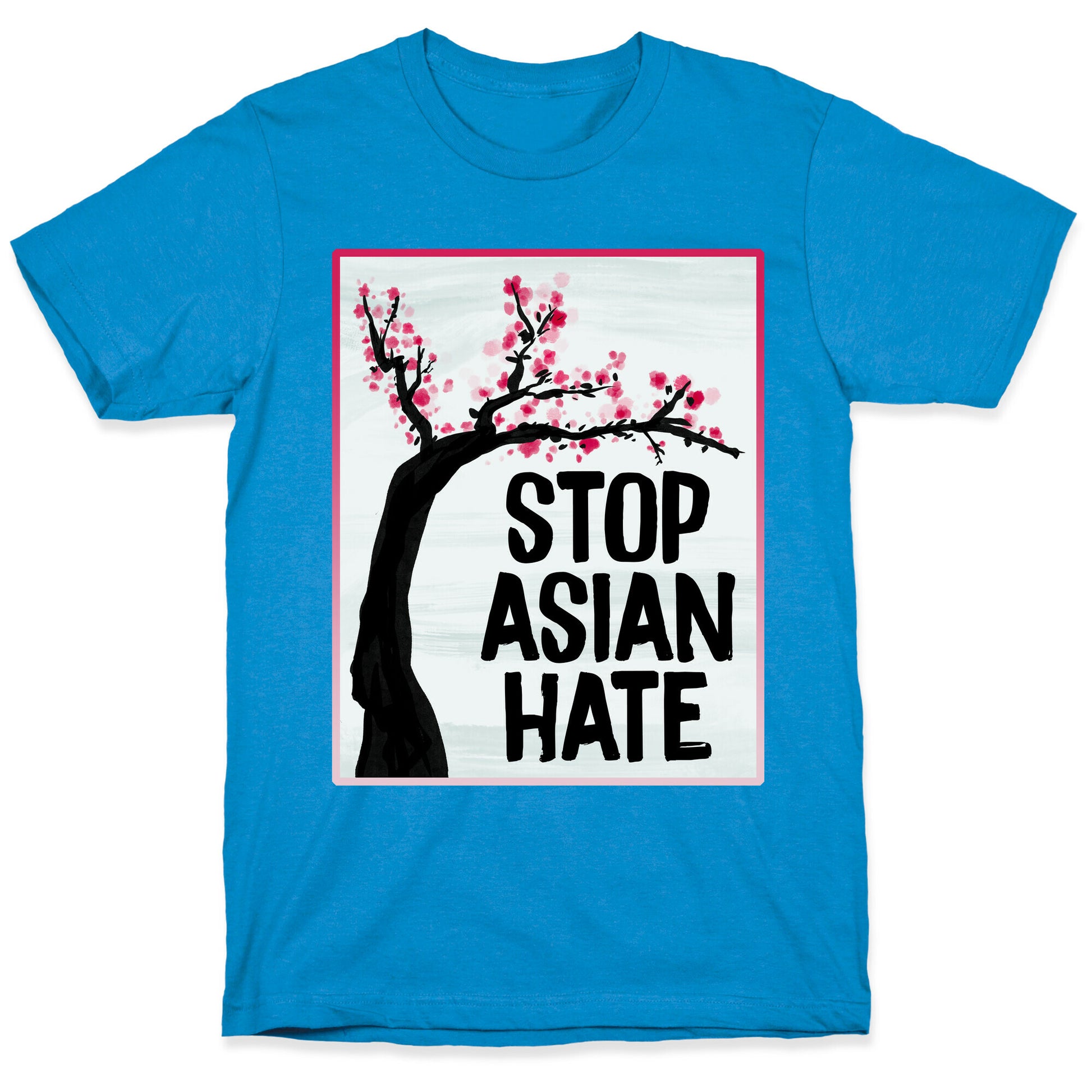 Stop Asian Hate Plum Blossoms T-Shirt
