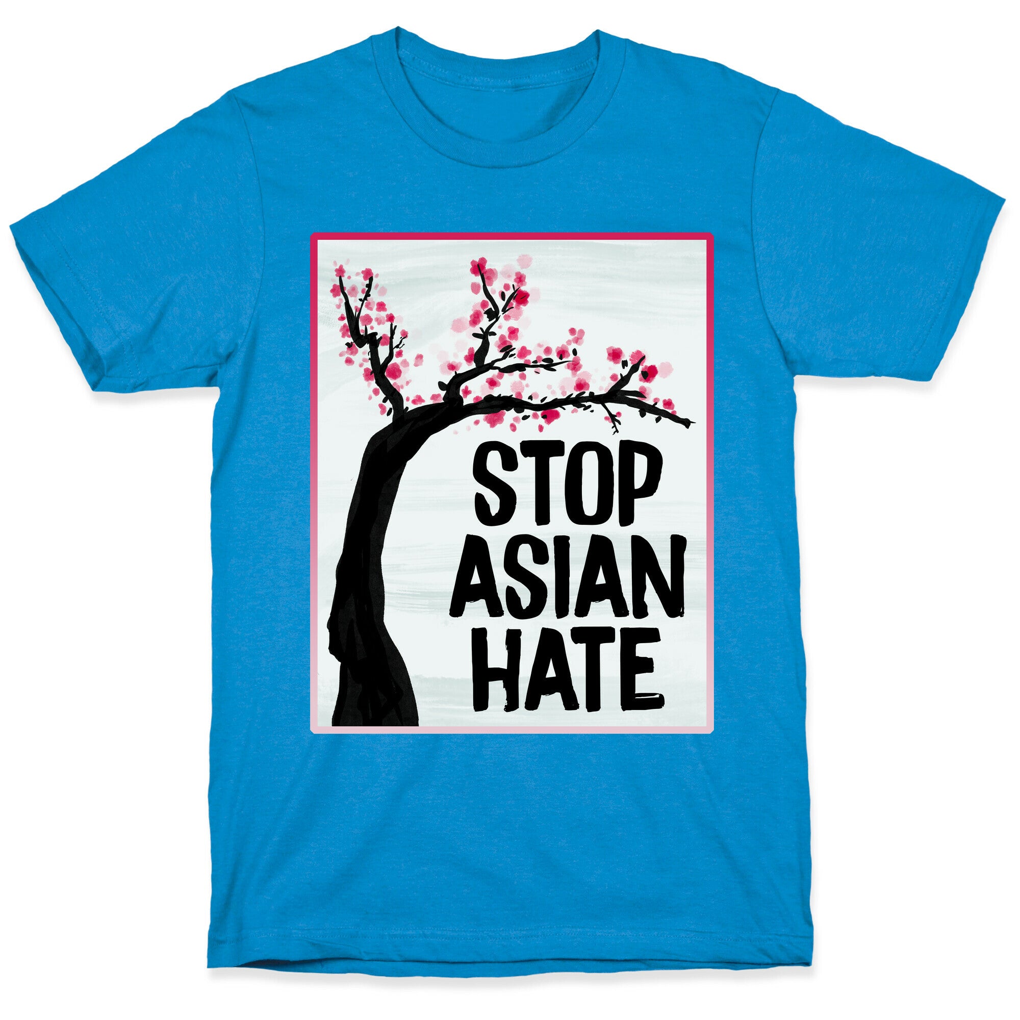 Stop Asian Hate Plum Blossoms T-Shirt