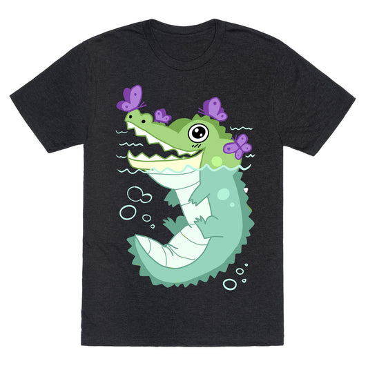 Butterfly Gator Unisex Triblend Tee