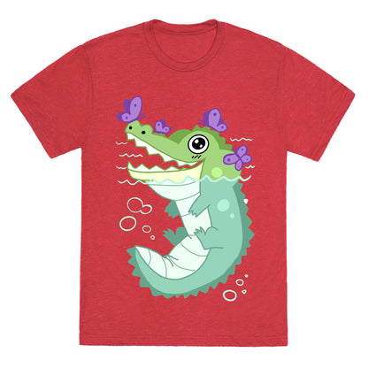 Butterfly Gator Unisex Triblend Tee