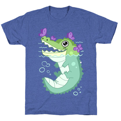 Butterfly Gator Unisex Triblend Tee