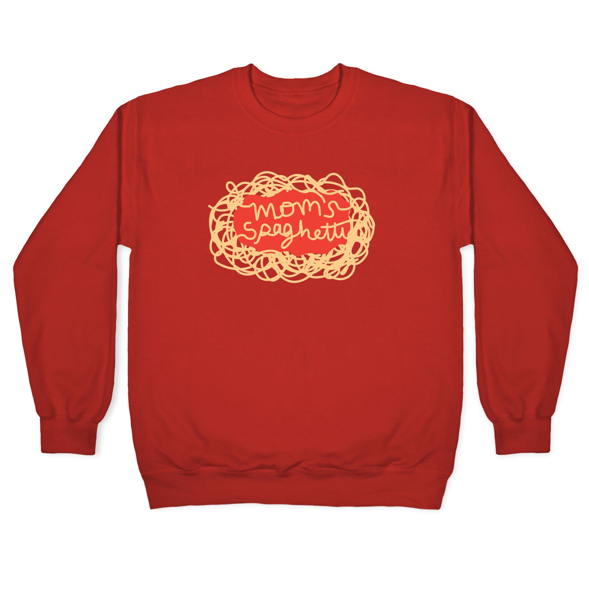 Mom's Spaghetti Crewneck Sweatshirt