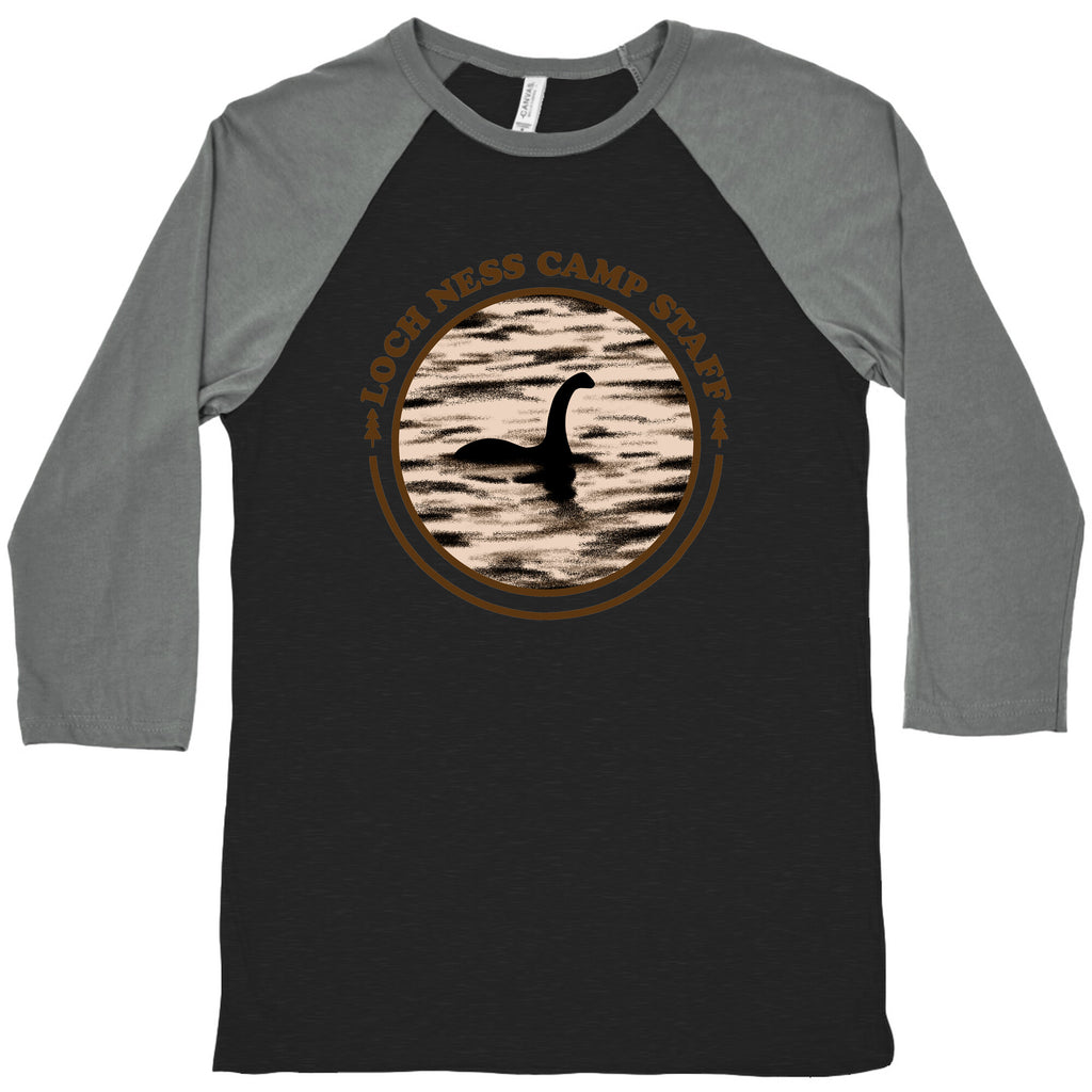 Loch Ness Camp Staff Baseball Tee