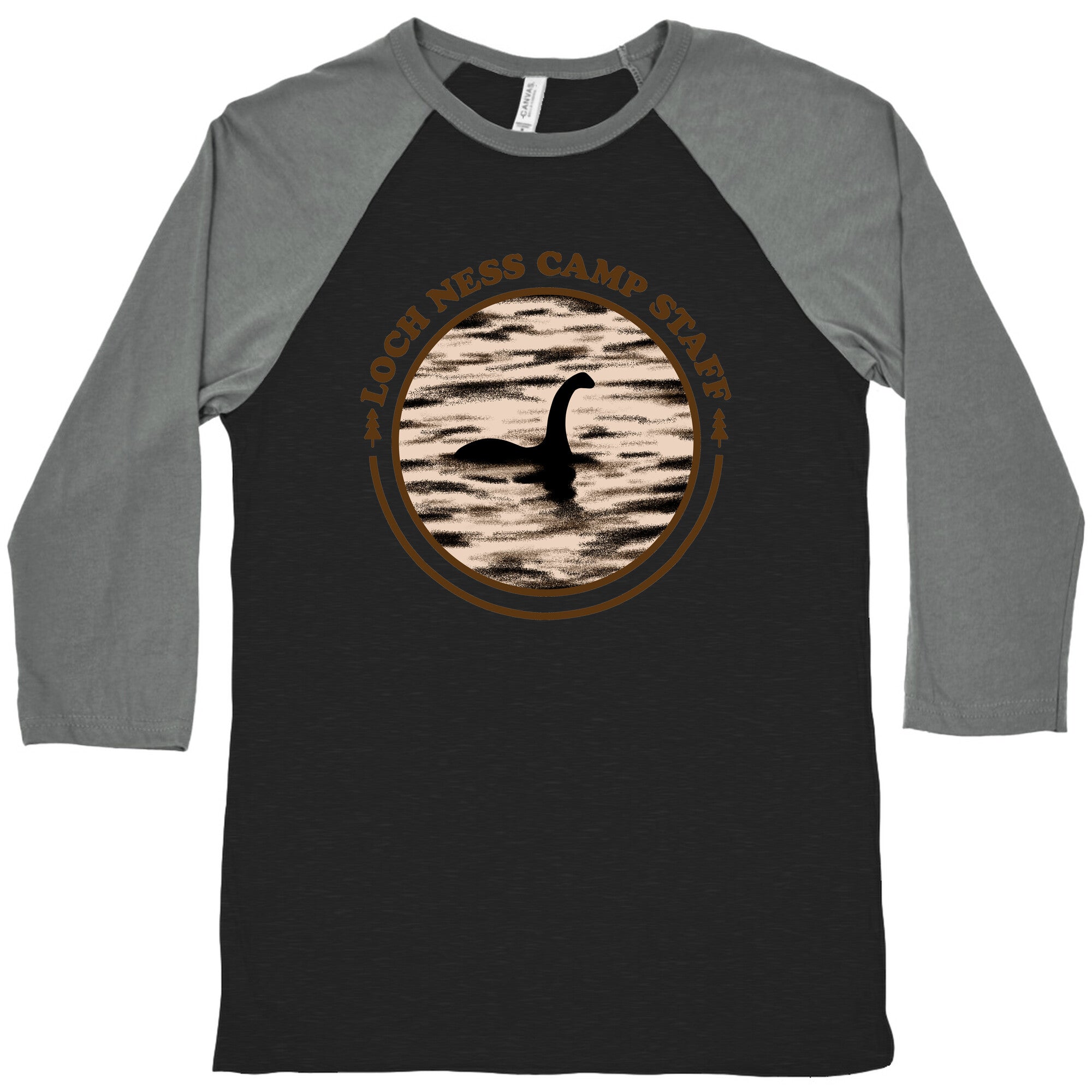 Loch Ness Camp Staff Baseball Tee