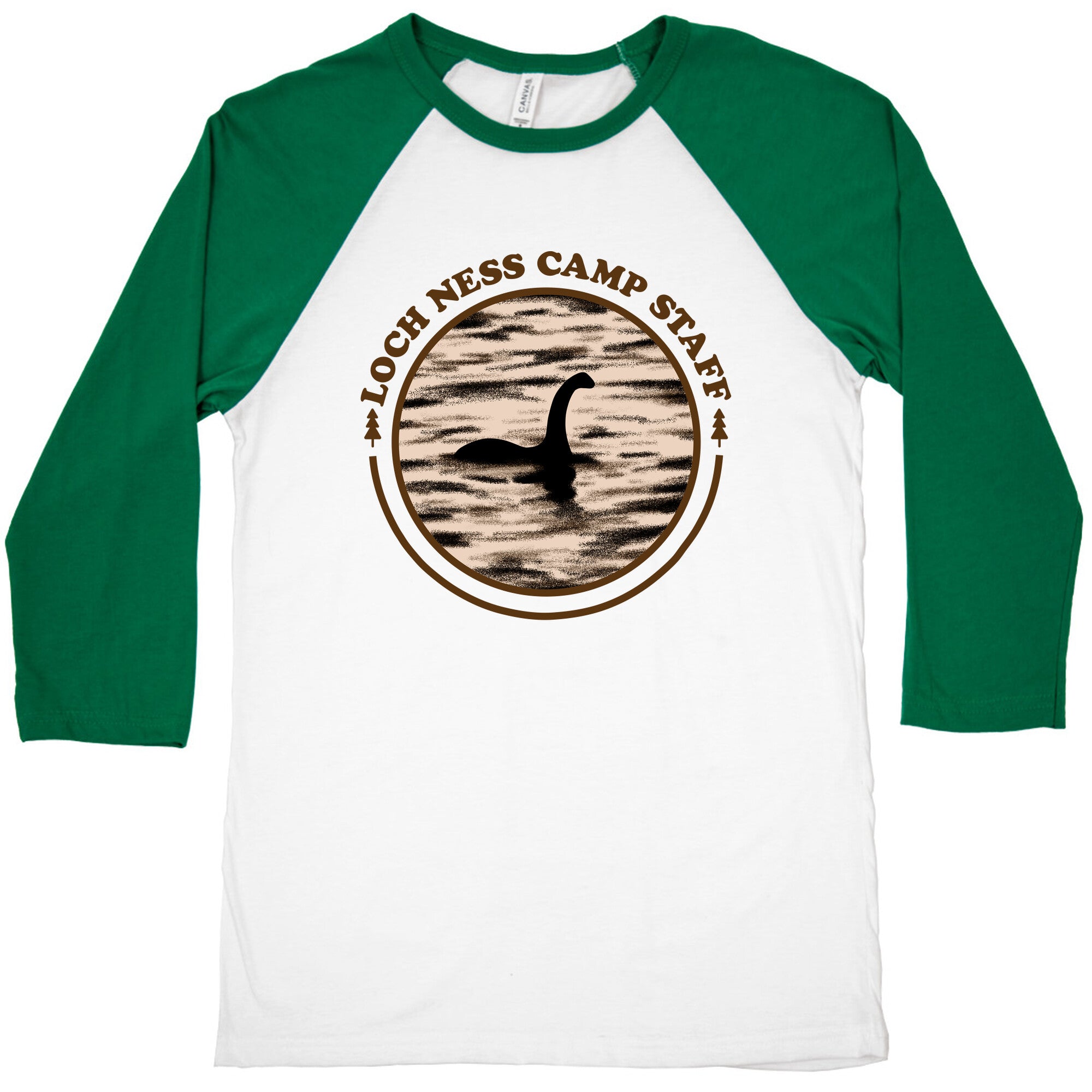 Loch Ness Camp Staff Baseball Tee