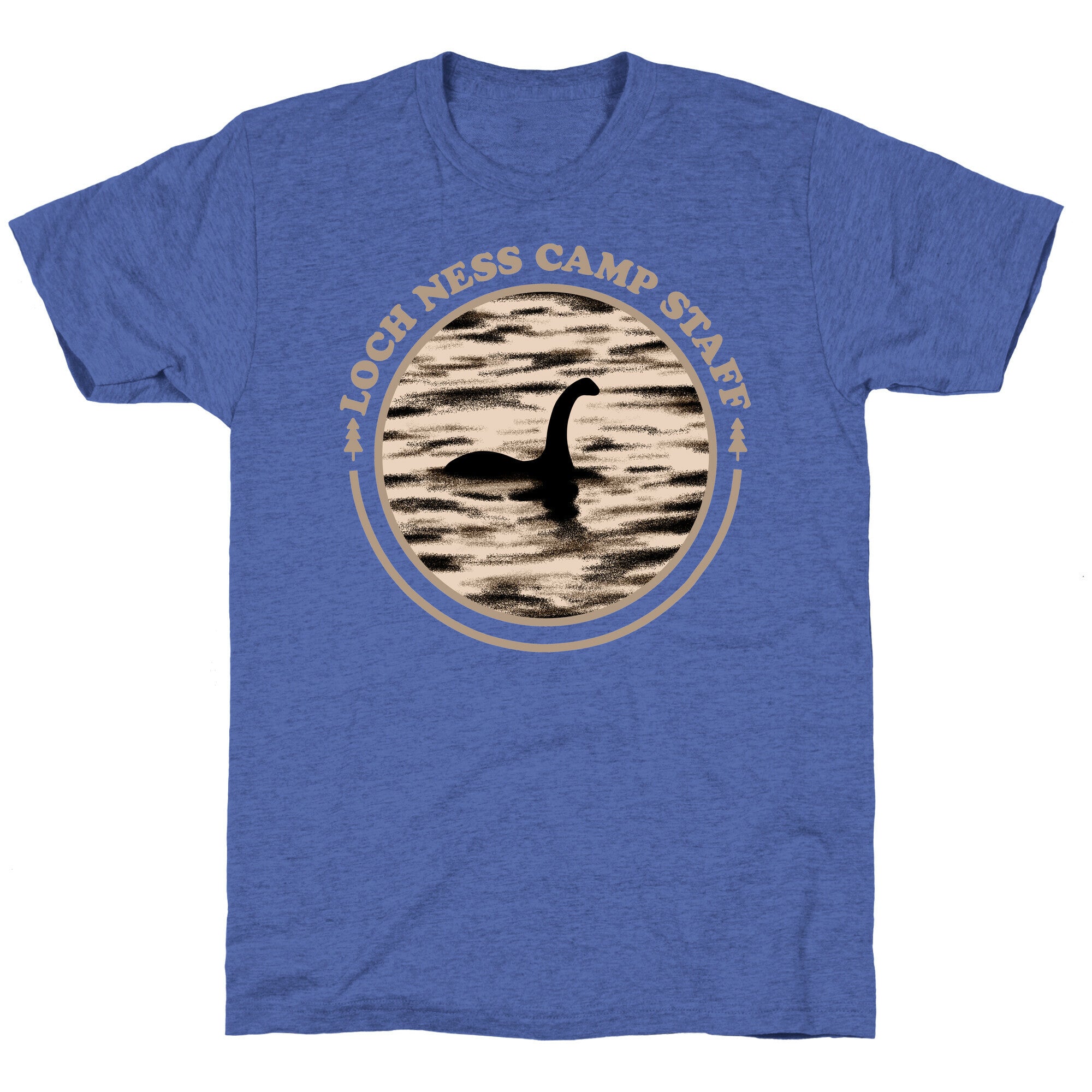 Loch Ness Camp Staff Unisex Triblend Tee