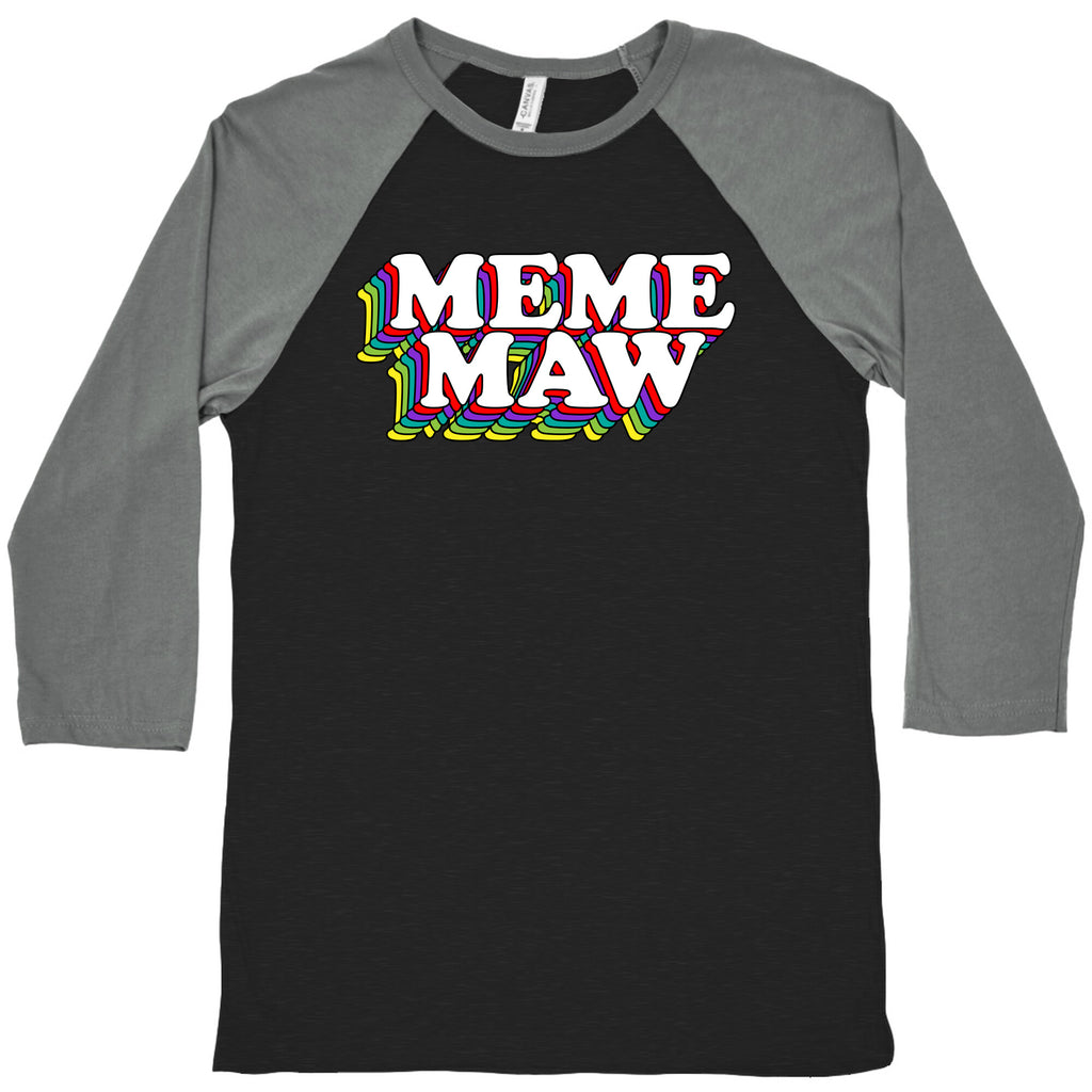 Meme Maw Baseball Tee