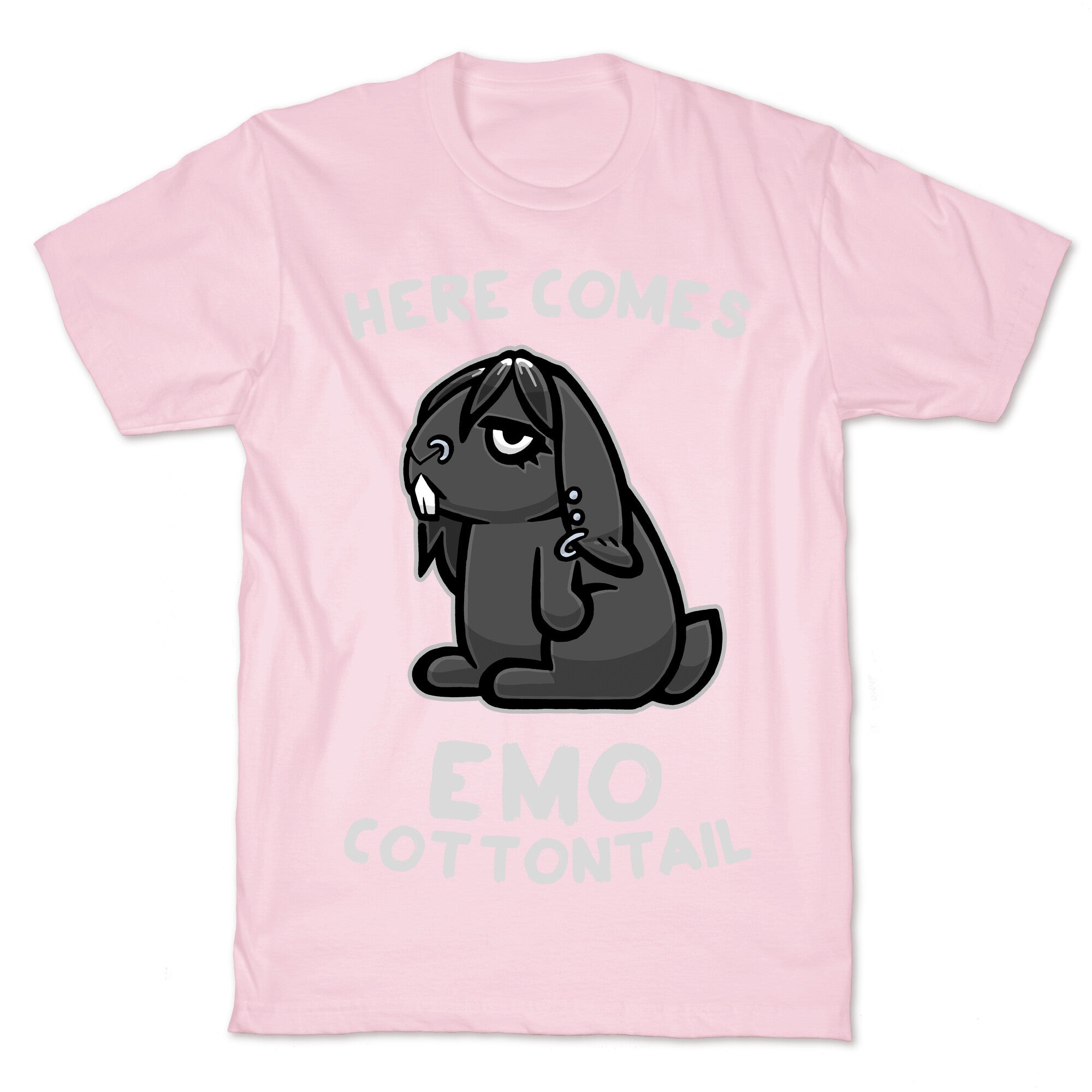 Here Comes Emo Cottontail T-Shirt