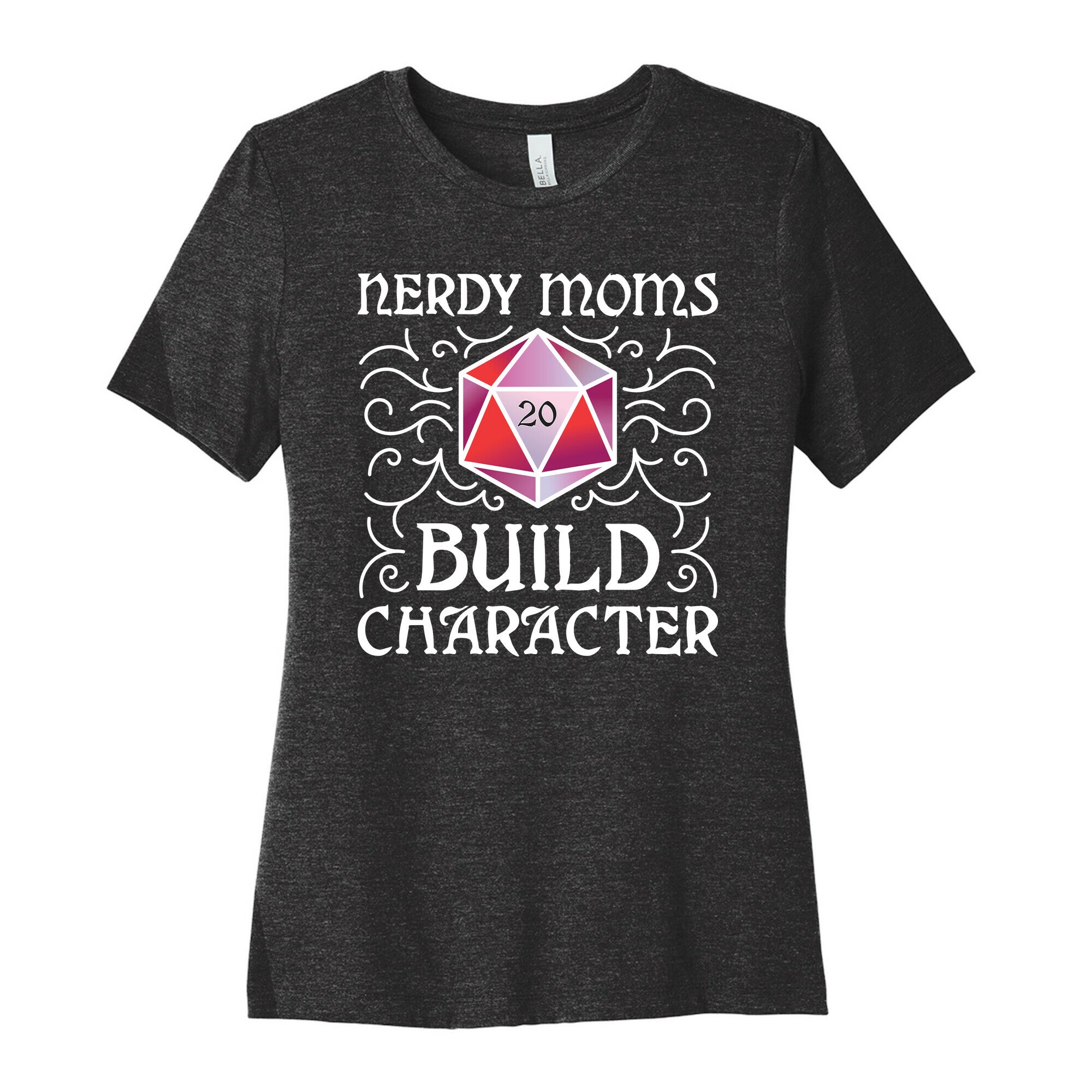 Nerdy Moms Build Character Women's Cotton Tee