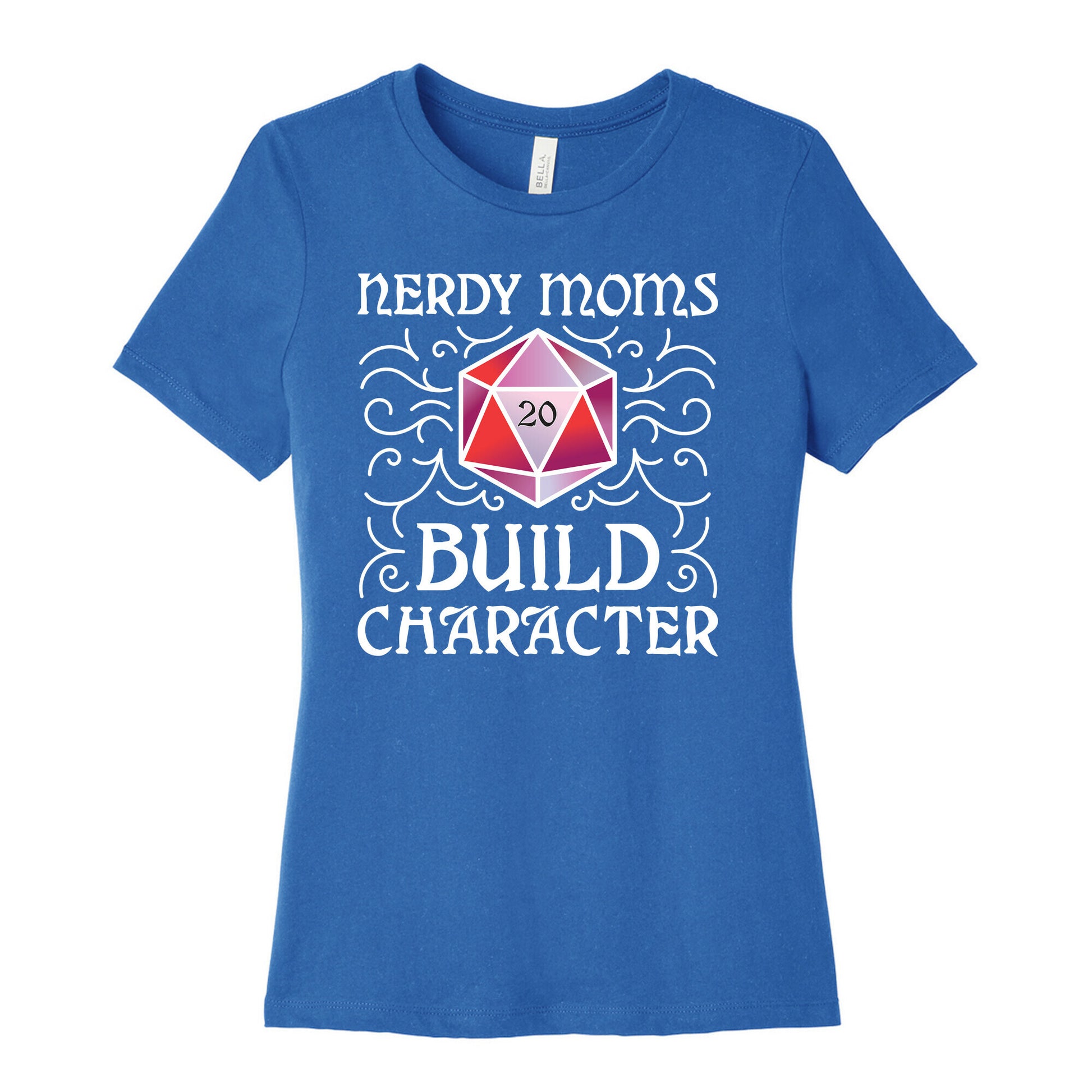 Nerdy Moms Build Character Women's Cotton Tee