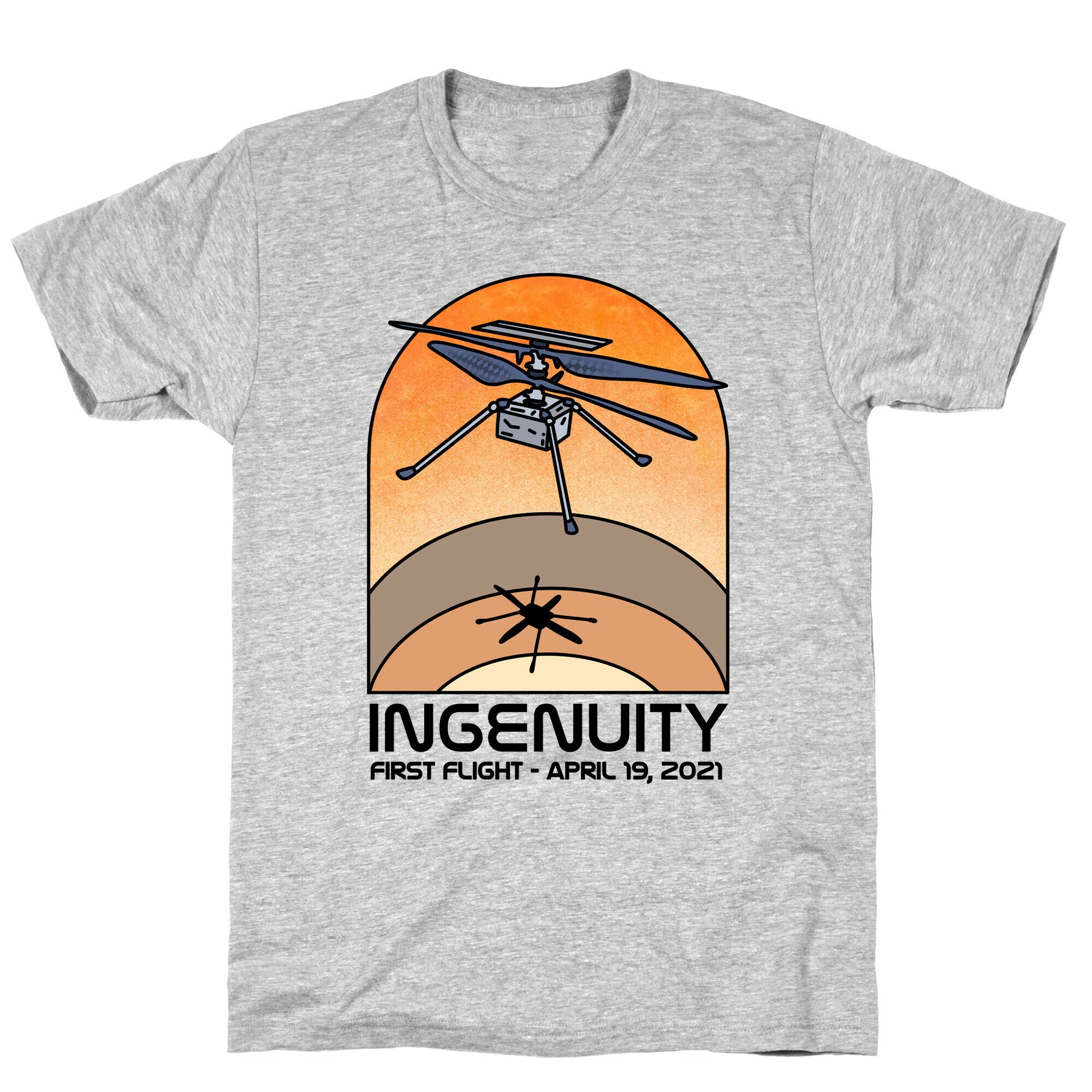 Ingenuity First Flight Date T-Shirt