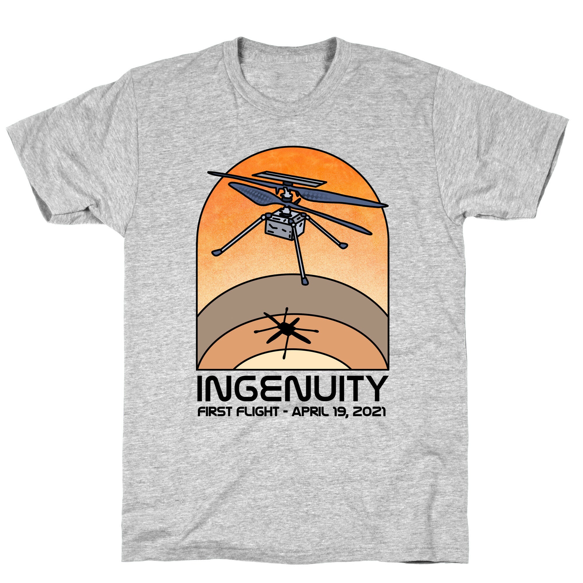 Ingenuity First Flight Date T-Shirt