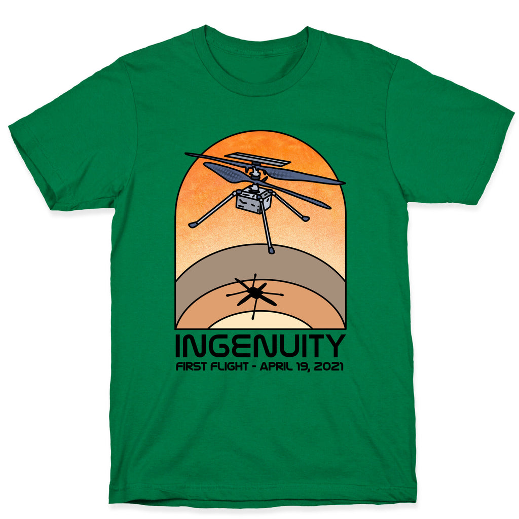 Ingenuity First Flight Date T-Shirt