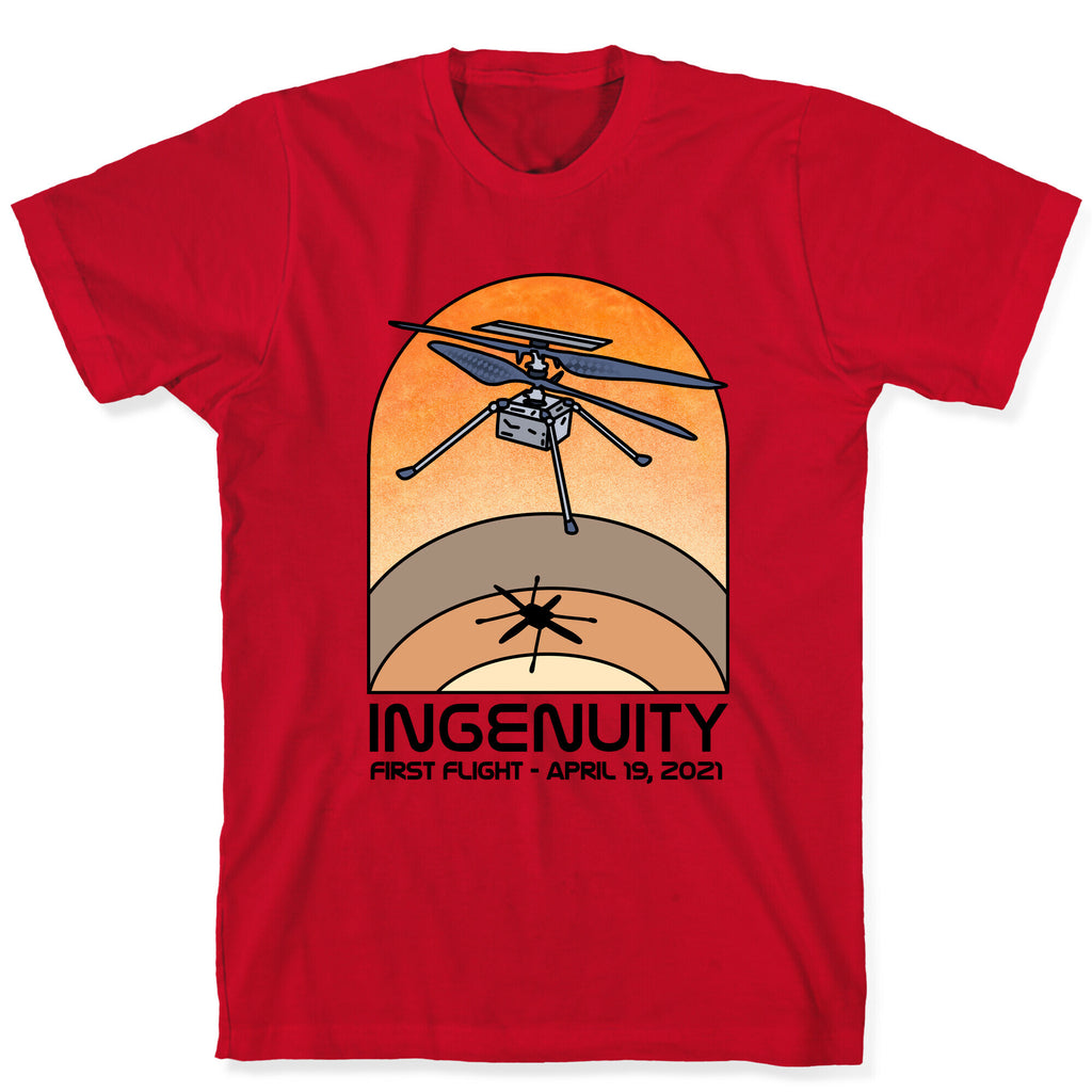 Ingenuity First Flight Date T-Shirt