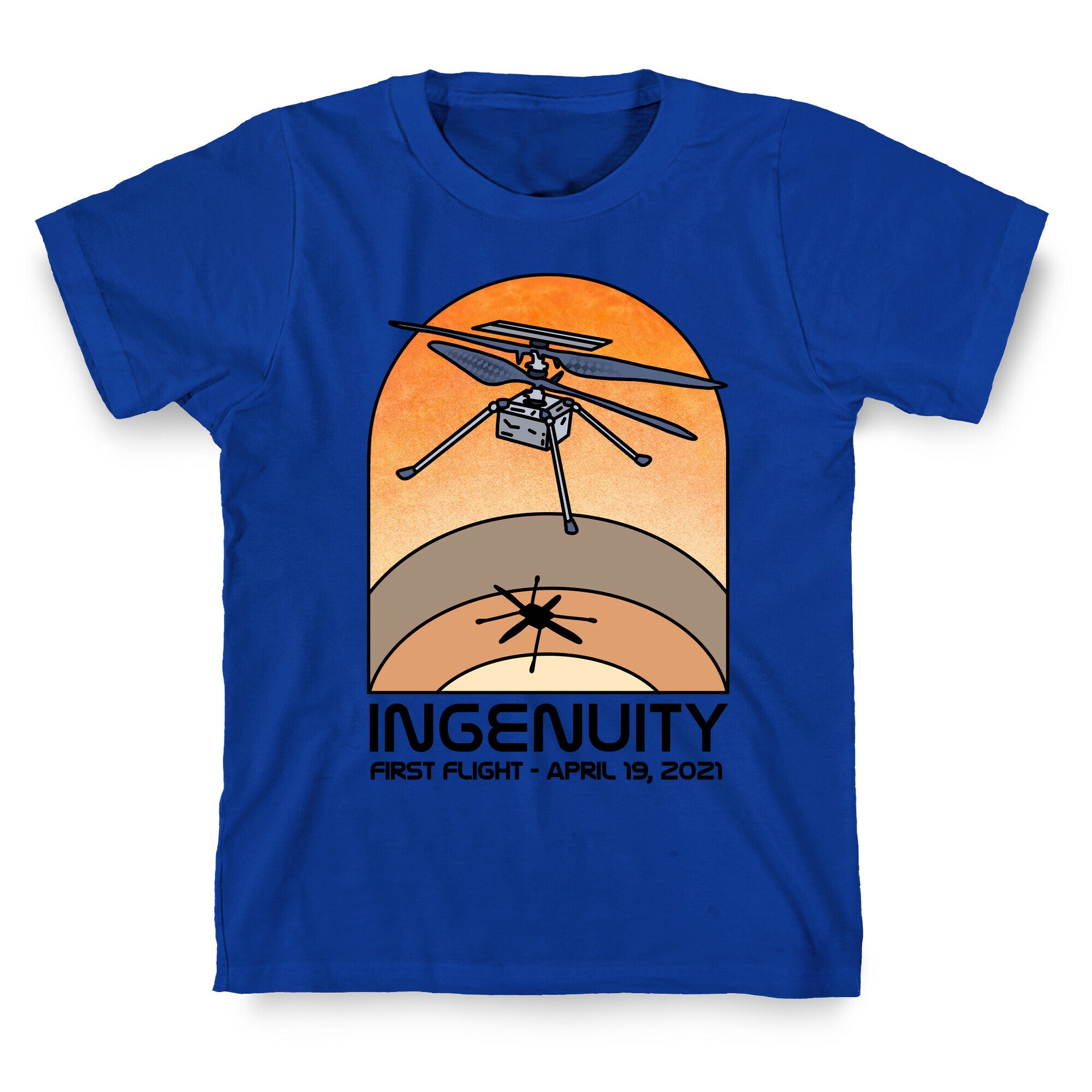 Ingenuity First Flight Date T-Shirt