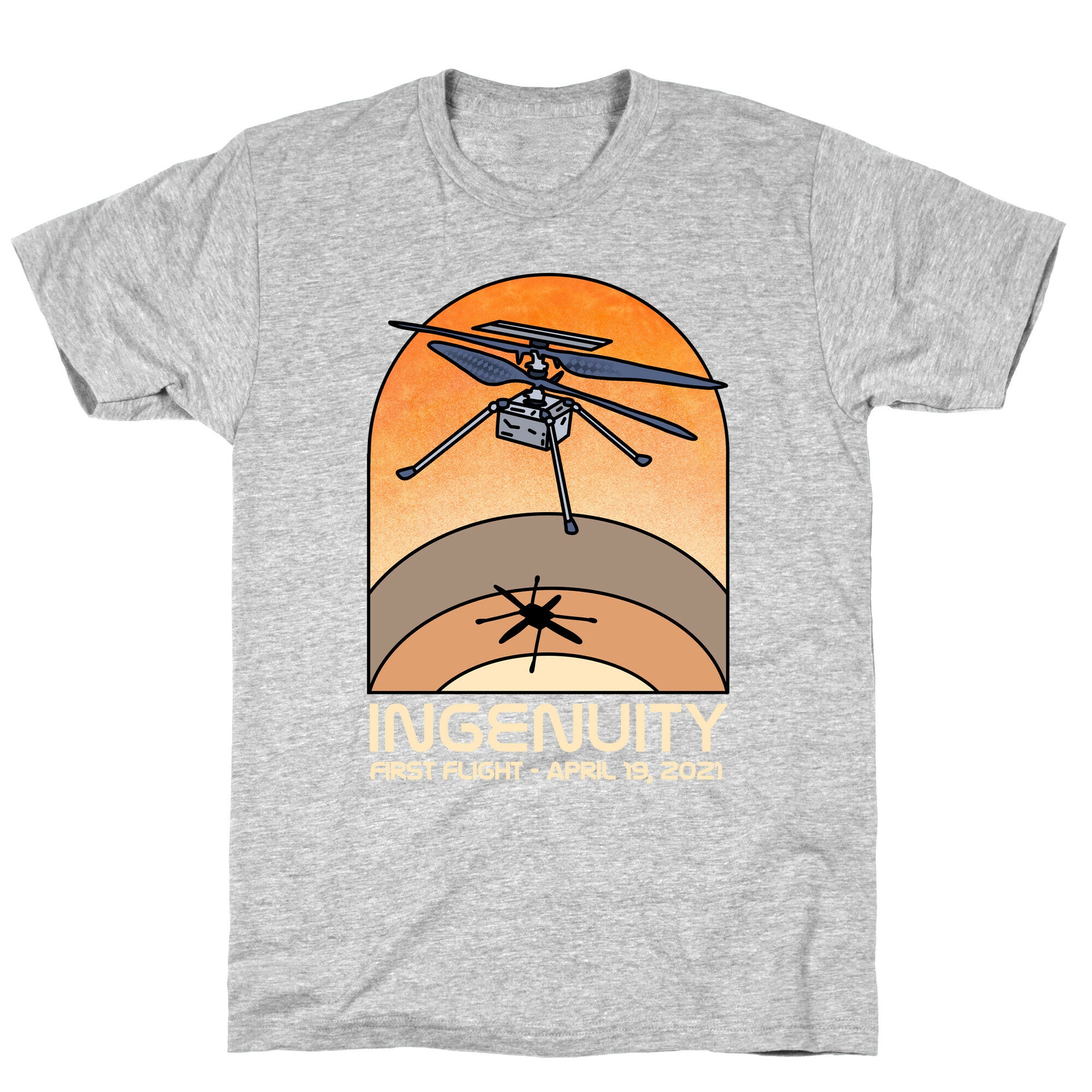Ingenuity First Flight Date T-Shirt
