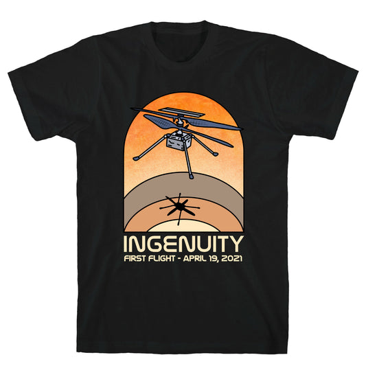 Ingenuity First Flight Date T-Shirt