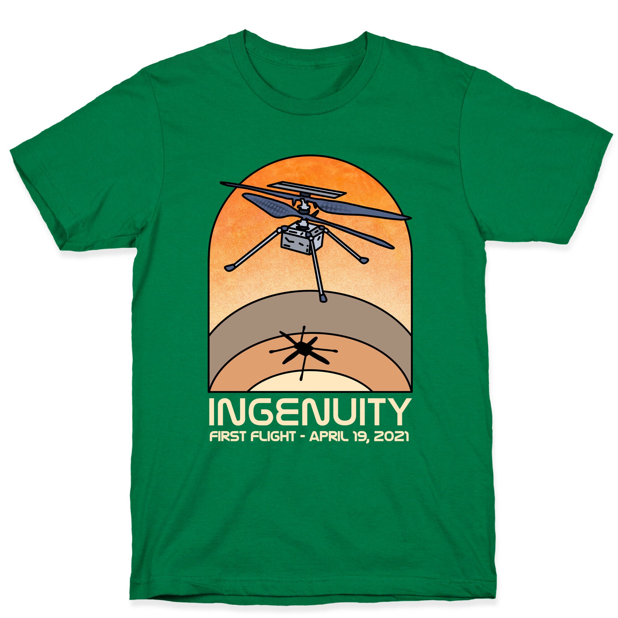 Ingenuity First Flight Date T-Shirt