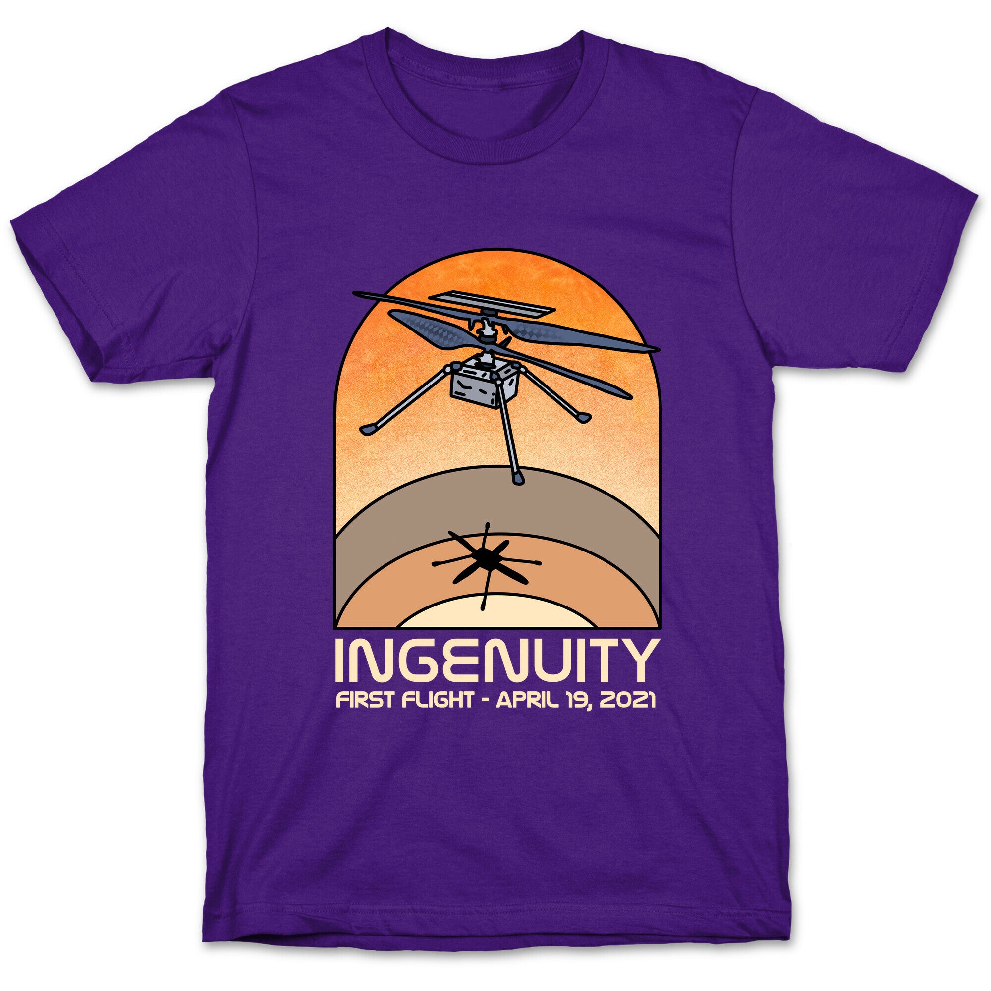 Ingenuity First Flight Date T-Shirt