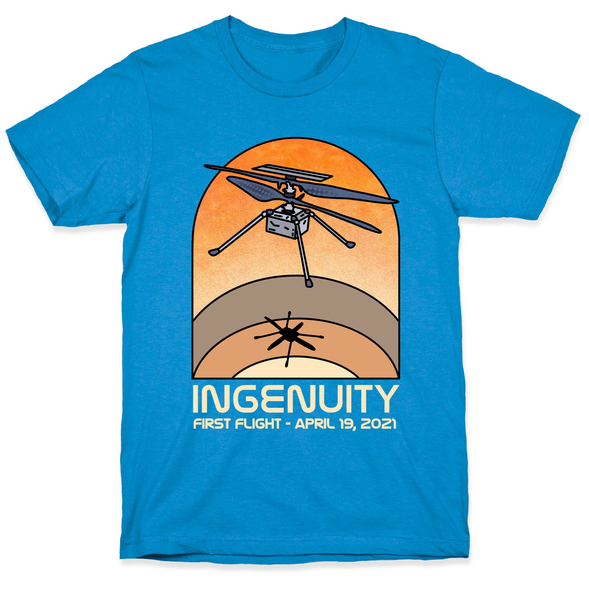 Ingenuity First Flight Date T-Shirt