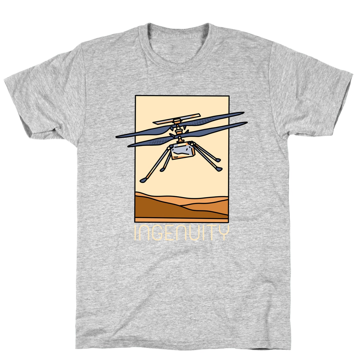 Ingenuity Mars Helicopter T-Shirt