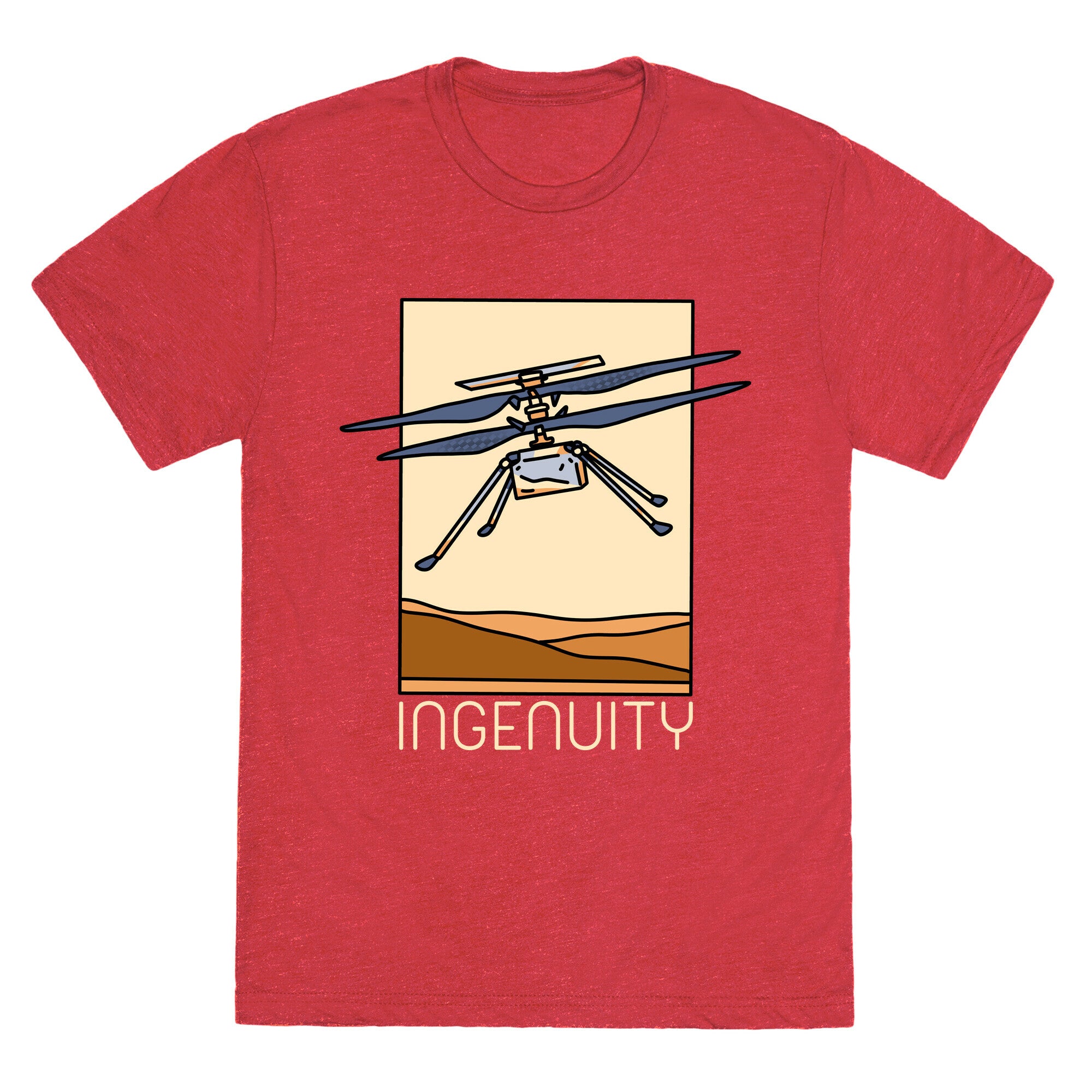 Ingenuity Mars Helicopter Unisex Triblend Tee