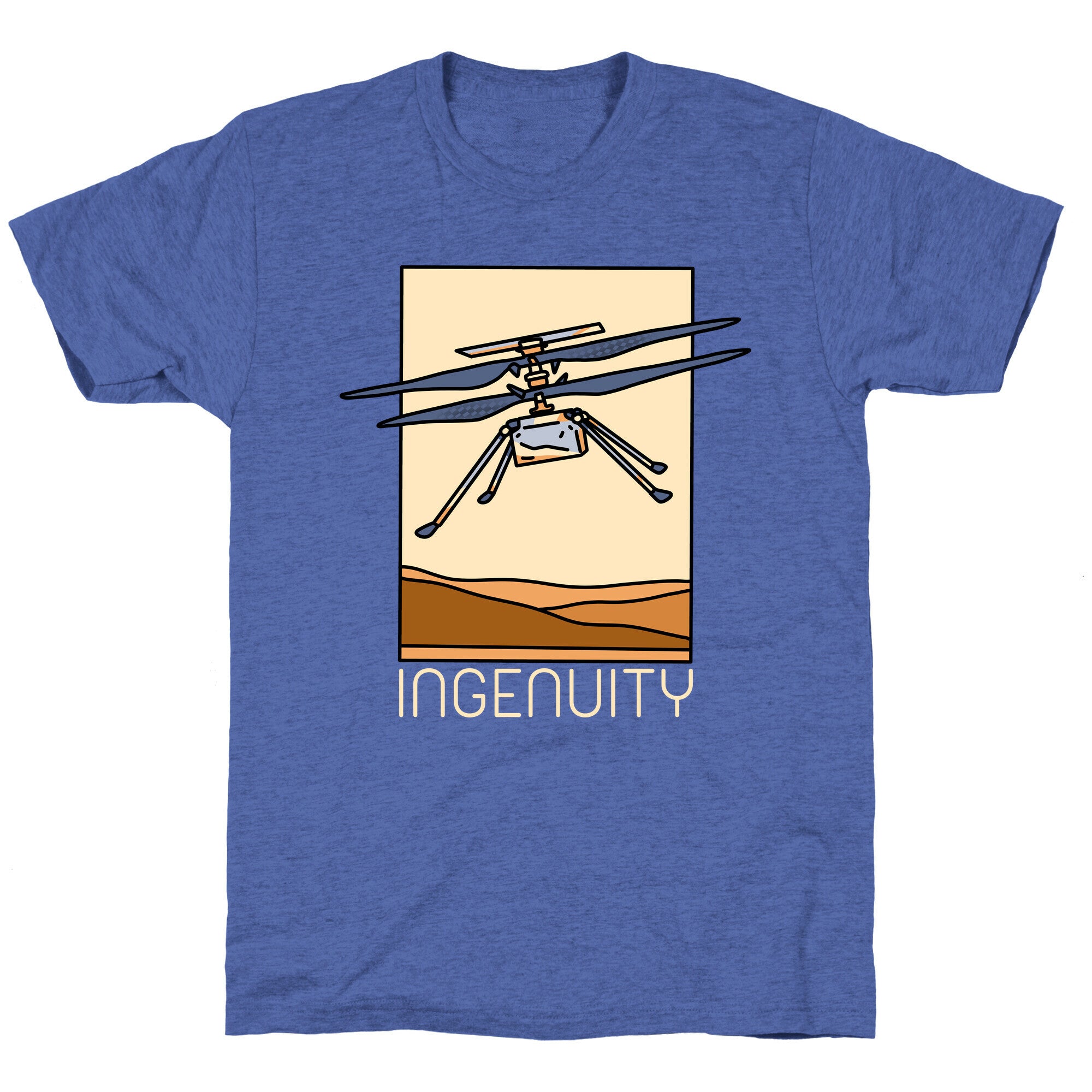 Ingenuity Mars Helicopter Unisex Triblend Tee