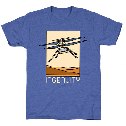 Ingenuity Mars Helicopter Unisex Triblend Tee