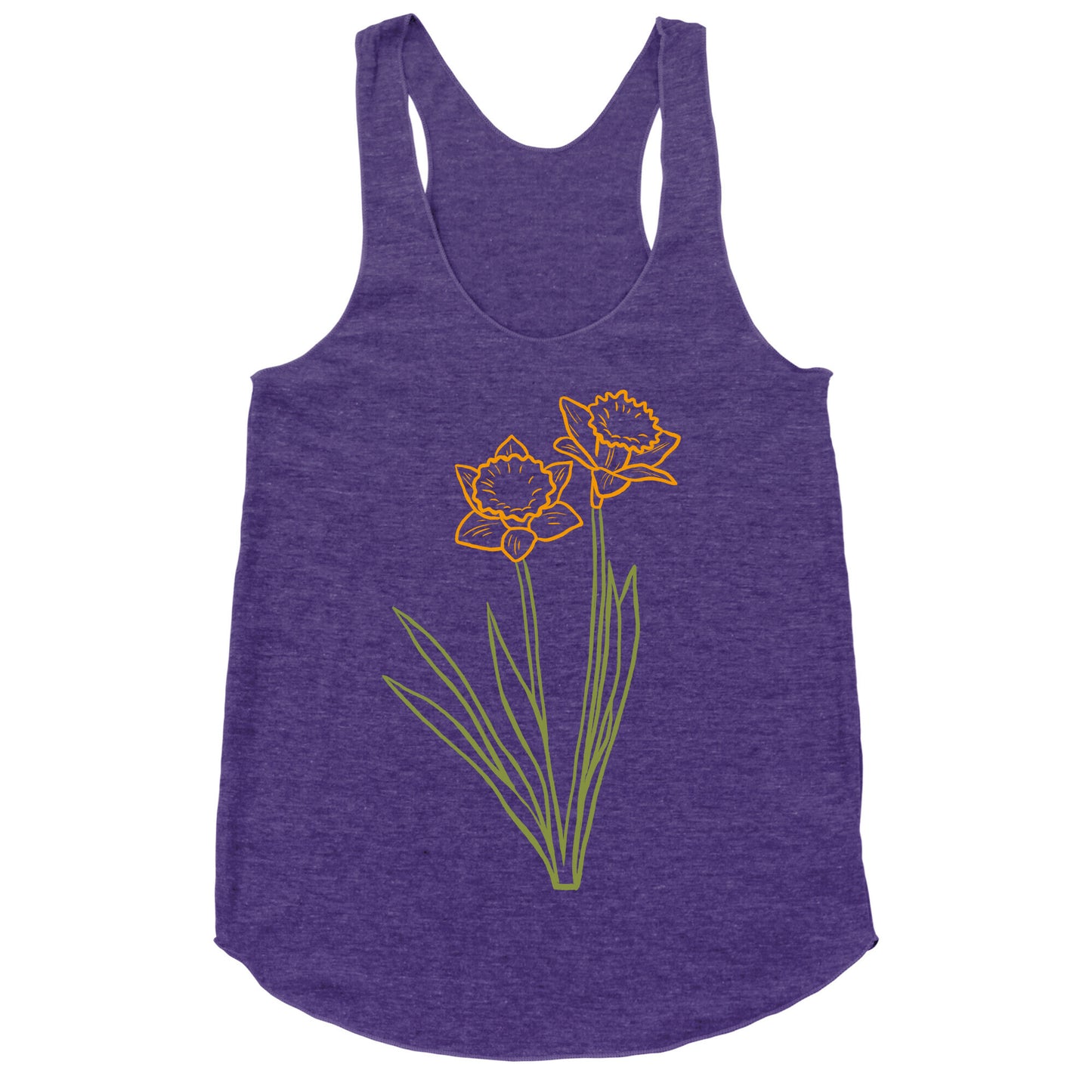 Simple Daffodils Racerback Tank