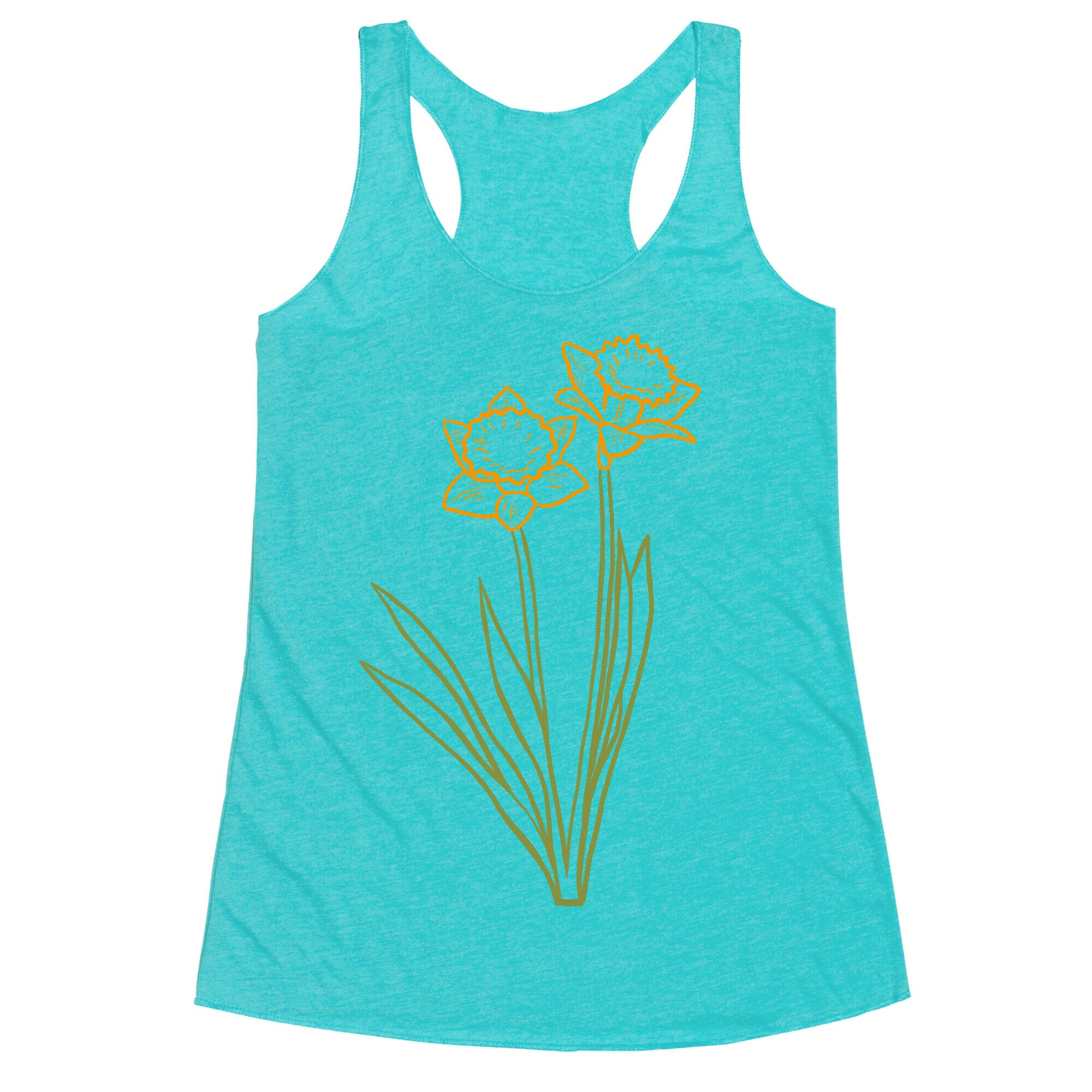 Simple Daffodils Racerback Tank