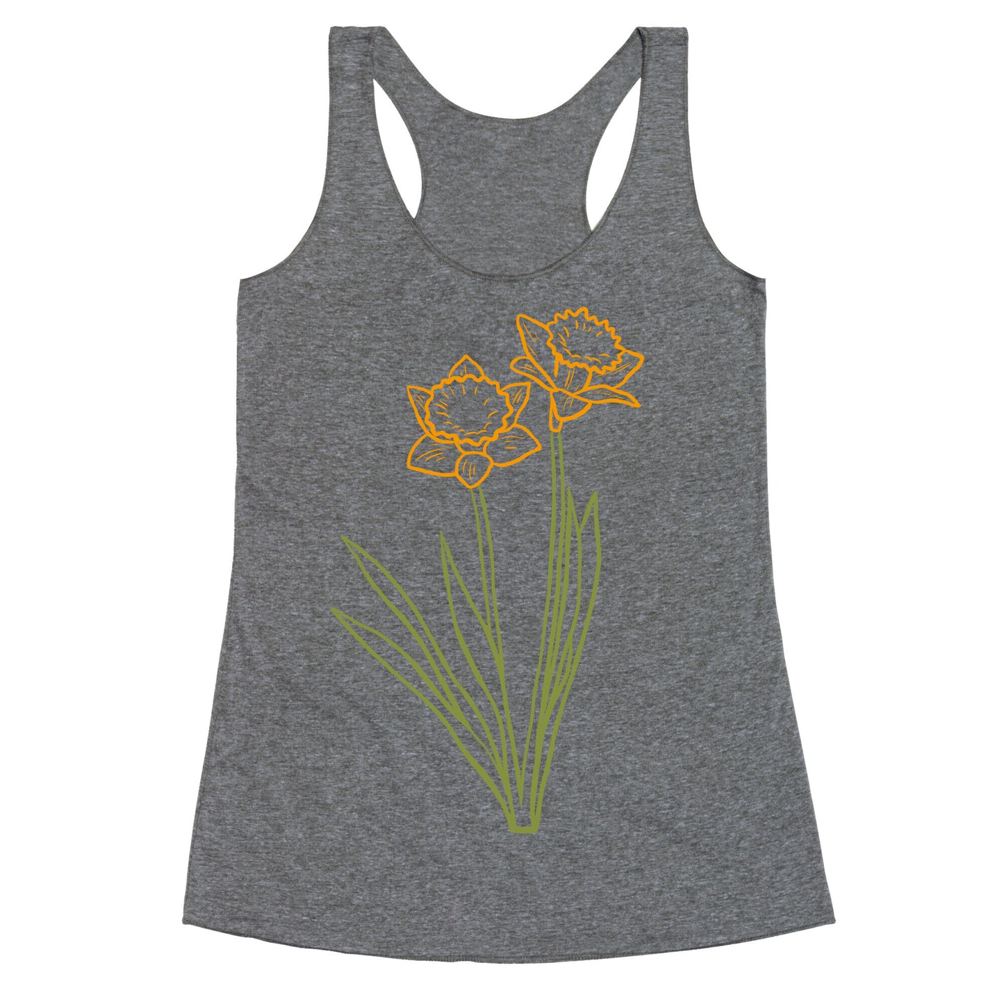 Simple Daffodils Racerback Tank