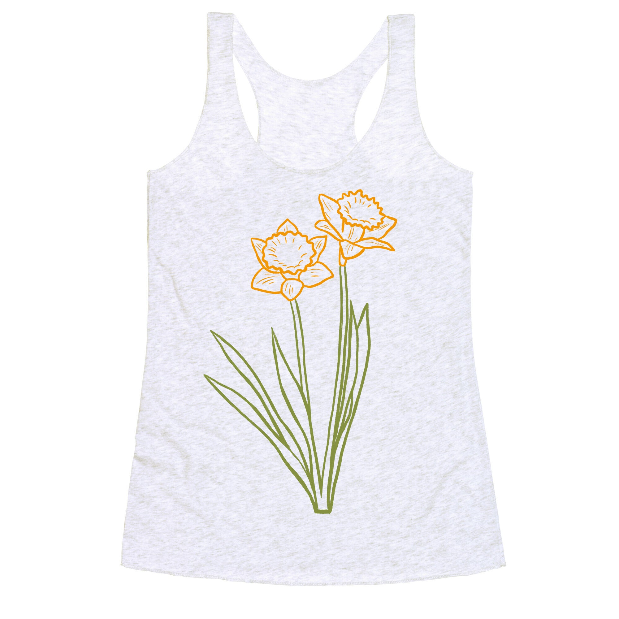 Simple Daffodils Racerback Tank