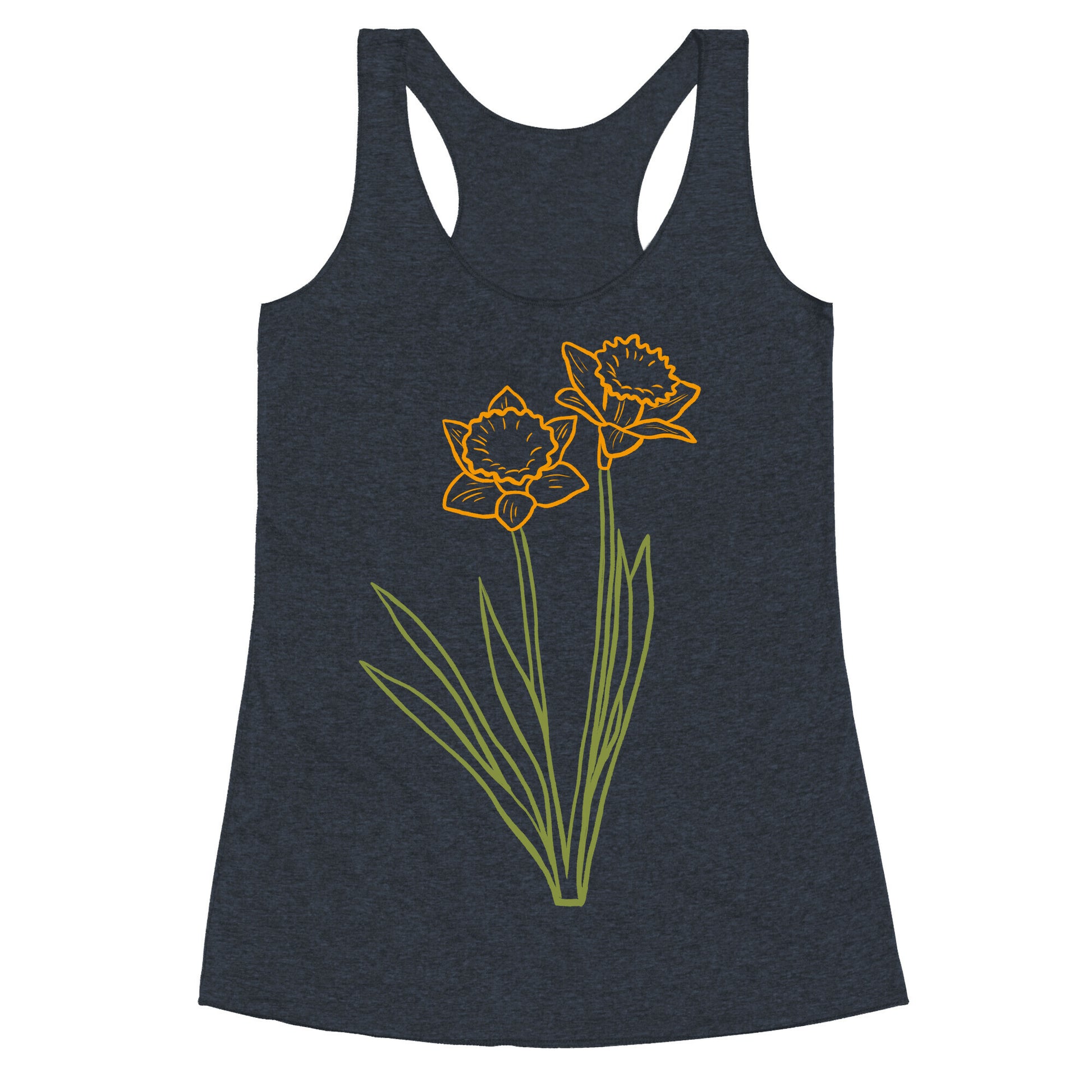 Simple Daffodils Racerback Tank