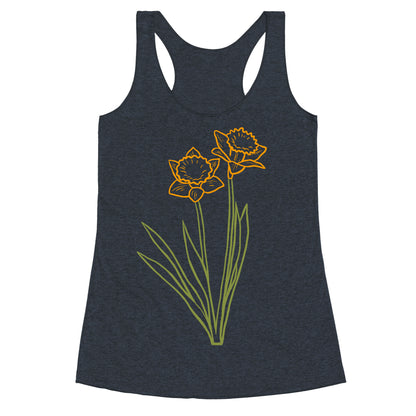 Simple Daffodils Racerback Tank