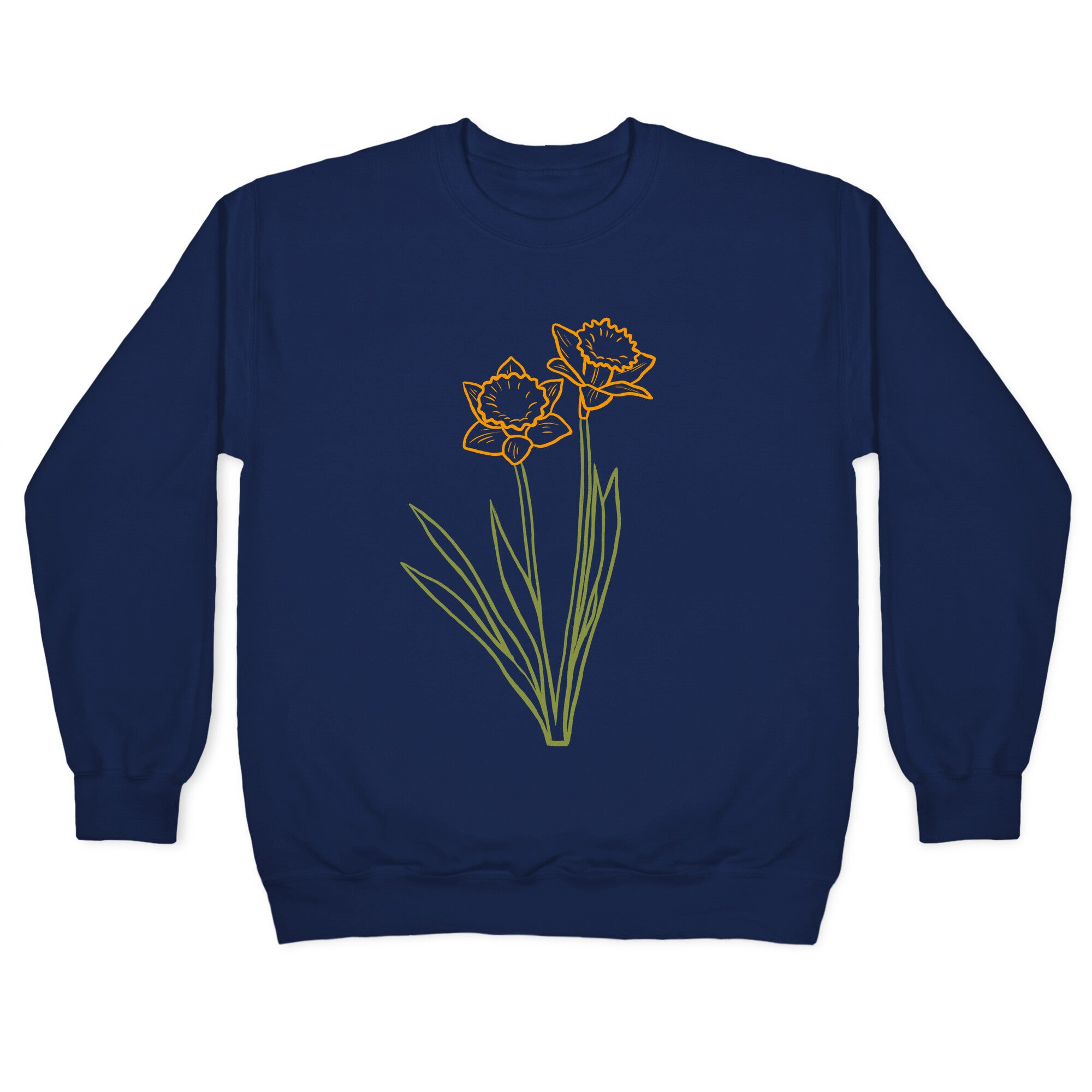 Simple Daffodils Crewneck Sweatshirt