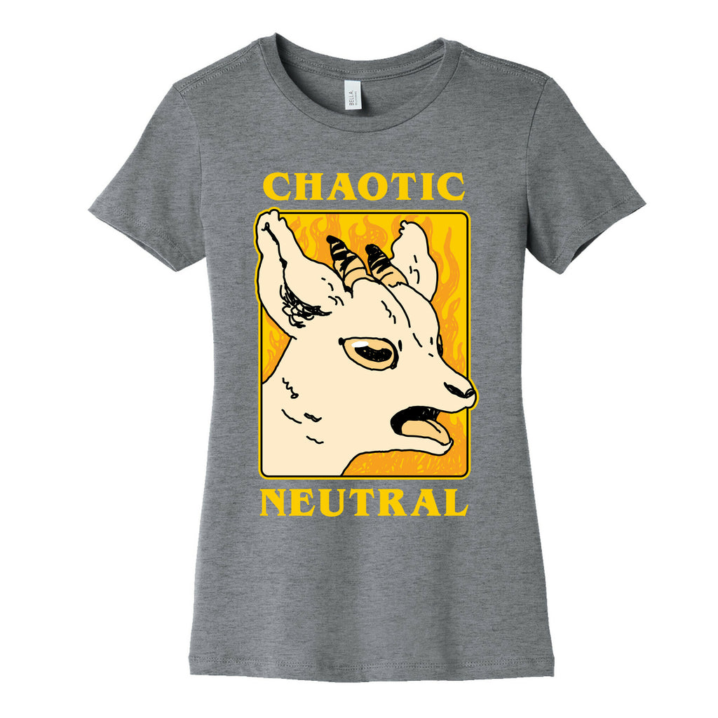 Chaotic Neutral Goat Women's Cotton Tee