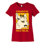 Chaotic Neutral Goat Women's Cotton Tee